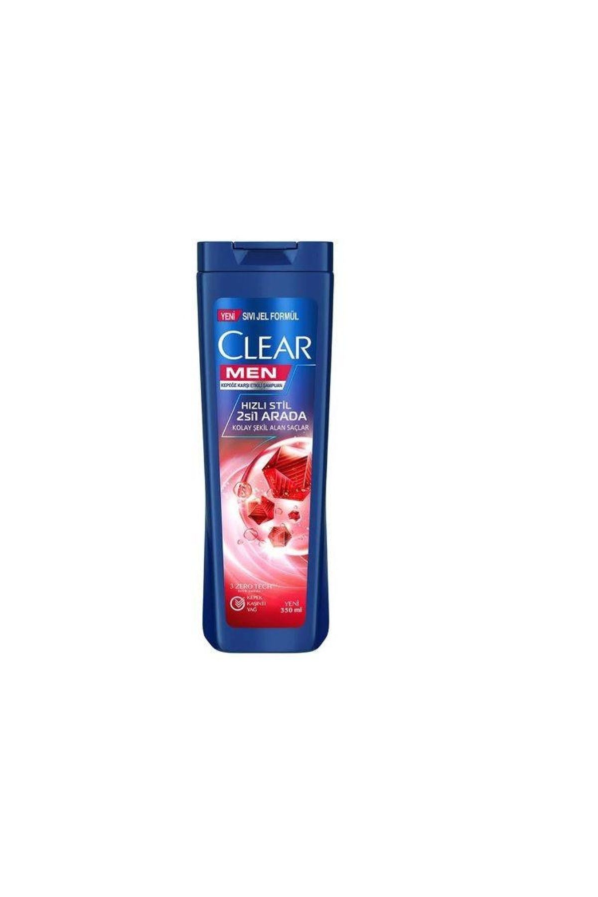 Clear Şampuan 350 Ml. Men 2in1 Hızlı Stil (2'Lİ)