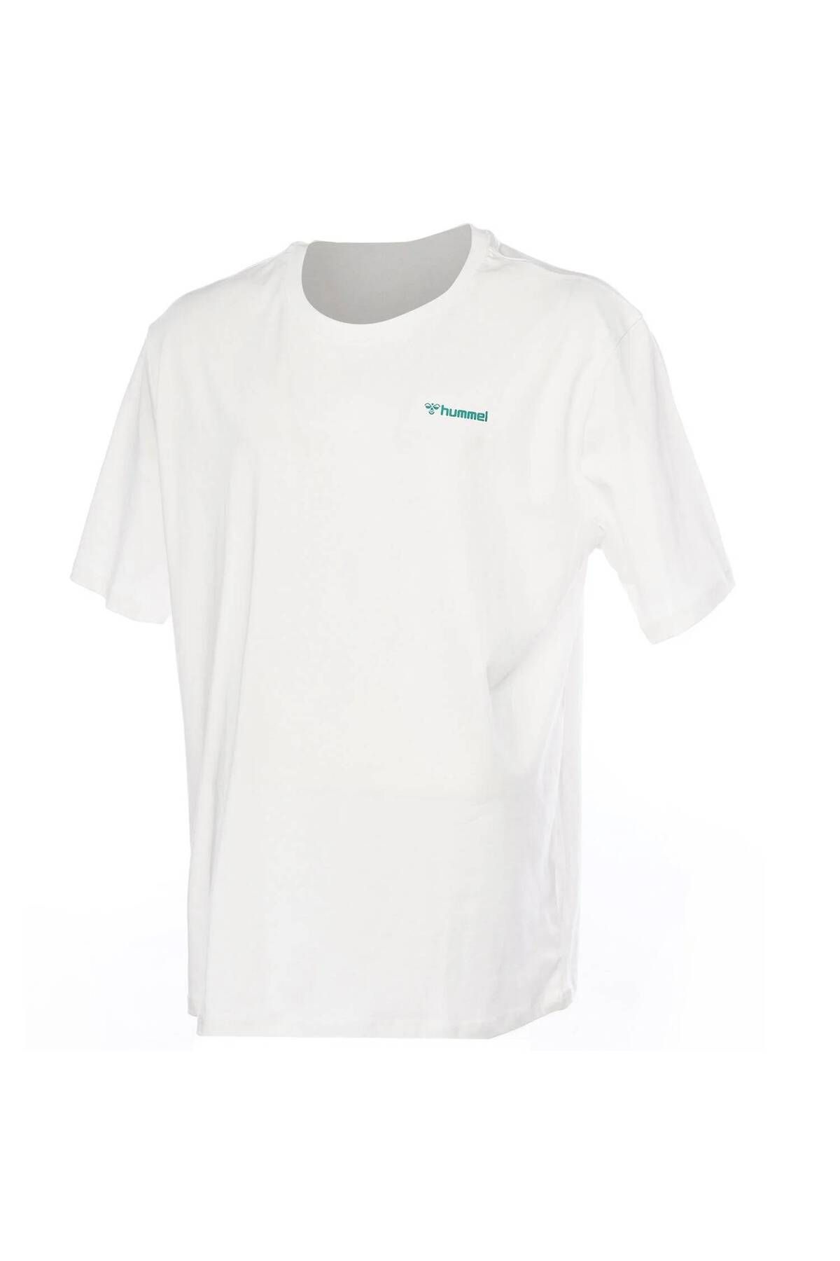 hummel 911888-9003 Hummel Hmlhenrı Oversıze  T-Shırt S/S Erkek T-shirt OFF WHITE