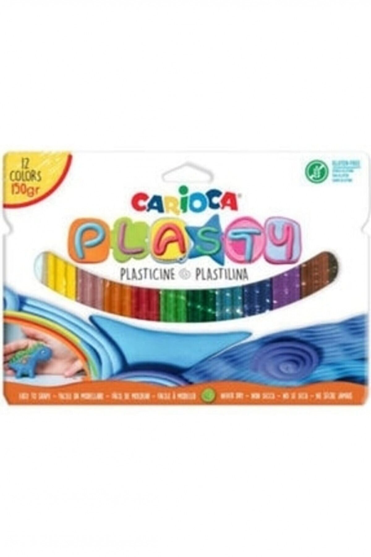 Carioca Plasty Kurumayan Oyun Hamuru 150 Gr. 12 Renk