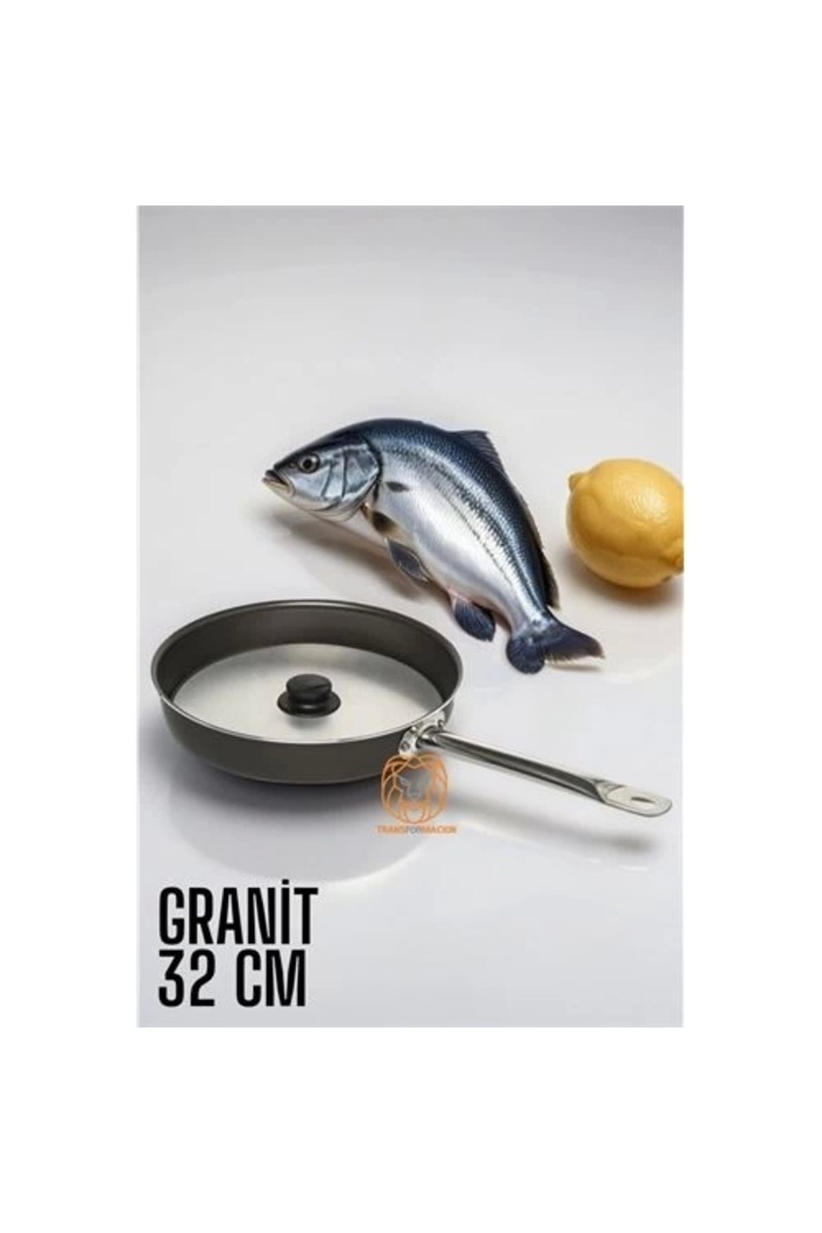 Transformacion Granit Balık Tavası 32 Cm Kapaklı 720287