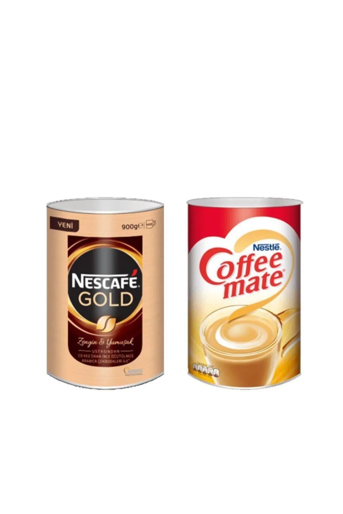 Nescafe Gold 900gr Teneke Granül Kahve Coffee Mate 2kg Teneke
