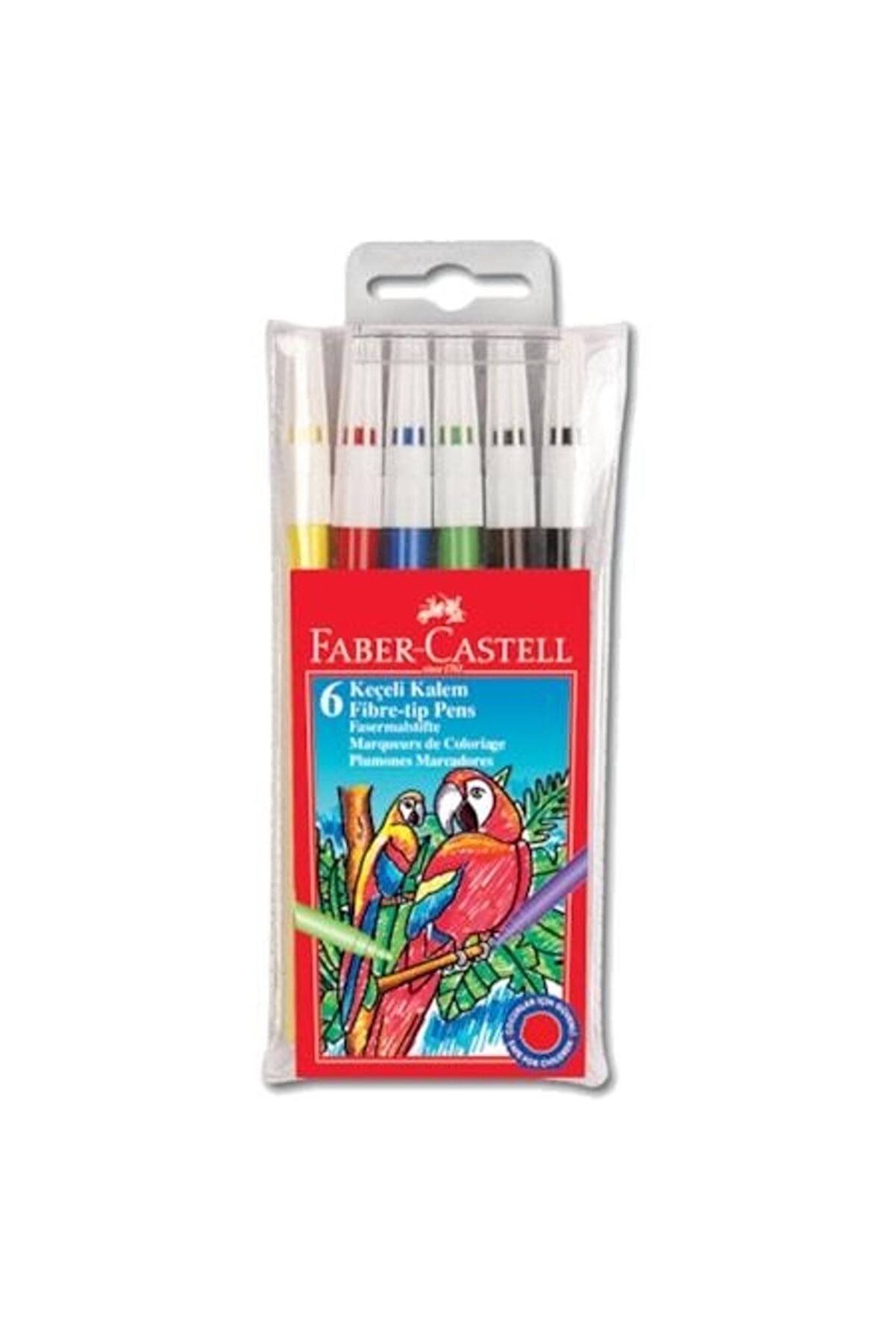 Faber Castell Keçeli Kalem Renk 6'lı