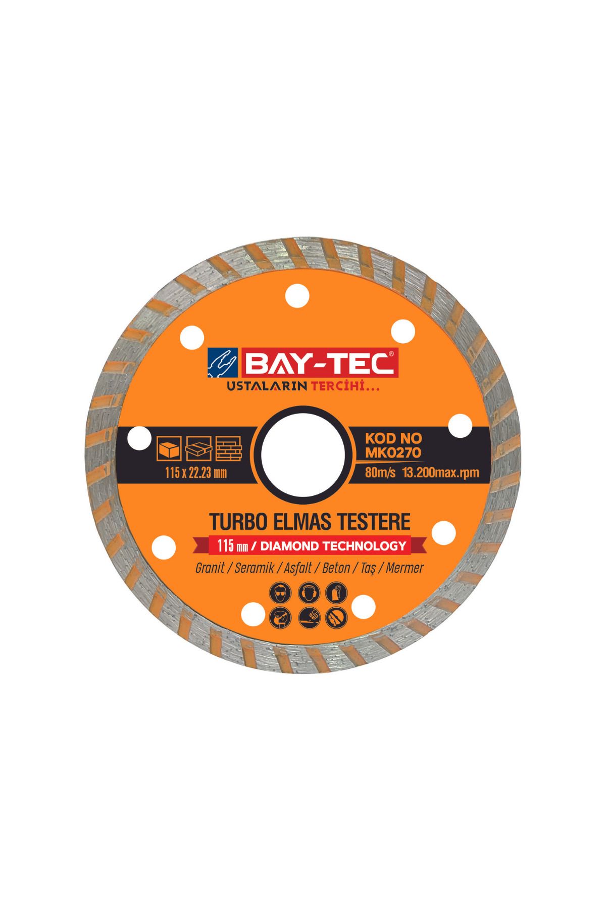 Baytec Bay-tec Turbo Elmas Testere 115mm