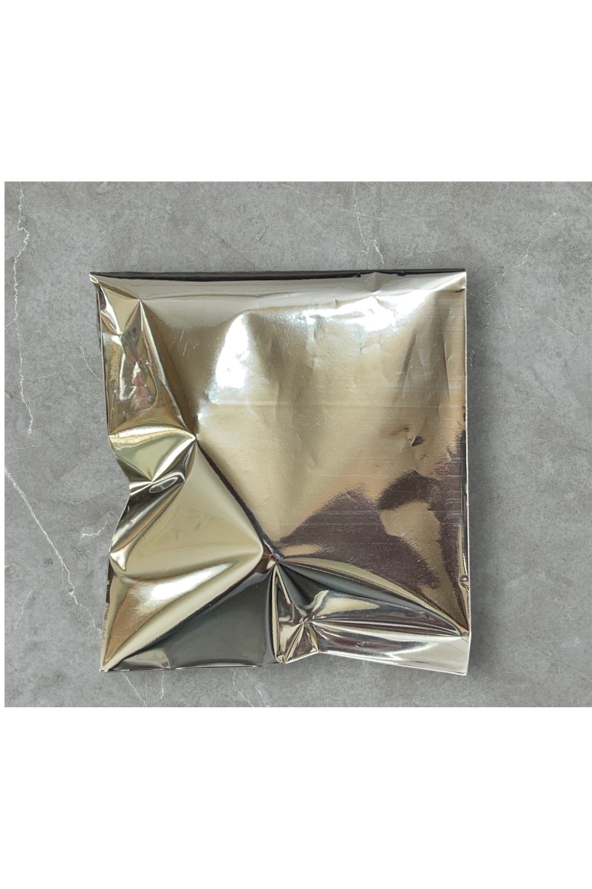 YİĞİT TİCARET Kendinden Bantlı Metalize Gümüş Rengi Hediye Paketi-hediyelik Poşeti- 20x35-50 Adet