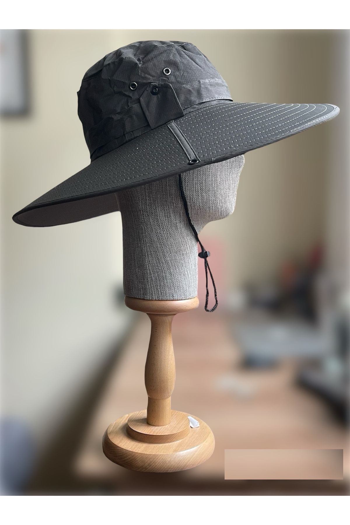 Rupen Kraft Şemsiye  Gibi Geniş Terekli Güneş Korumalı Profesyonel Kamp Şapkası Outdoor Şapka