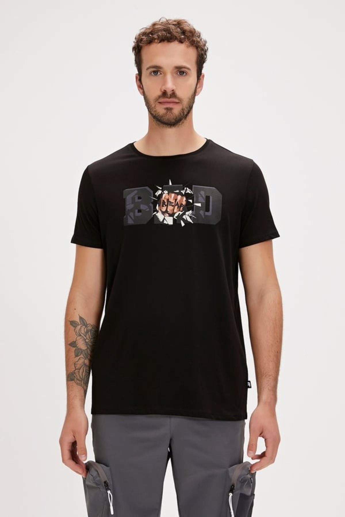 Bad Bear Bang Erkek T-shirt 24.01.07.058 Nıght