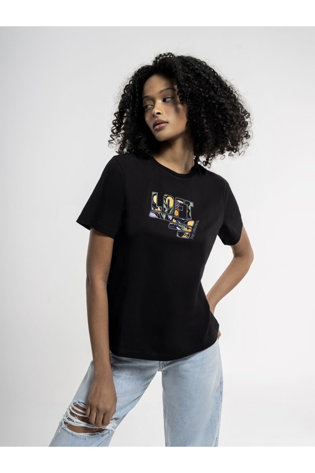 Loft Kadın T-shirt Lf2033149 Black