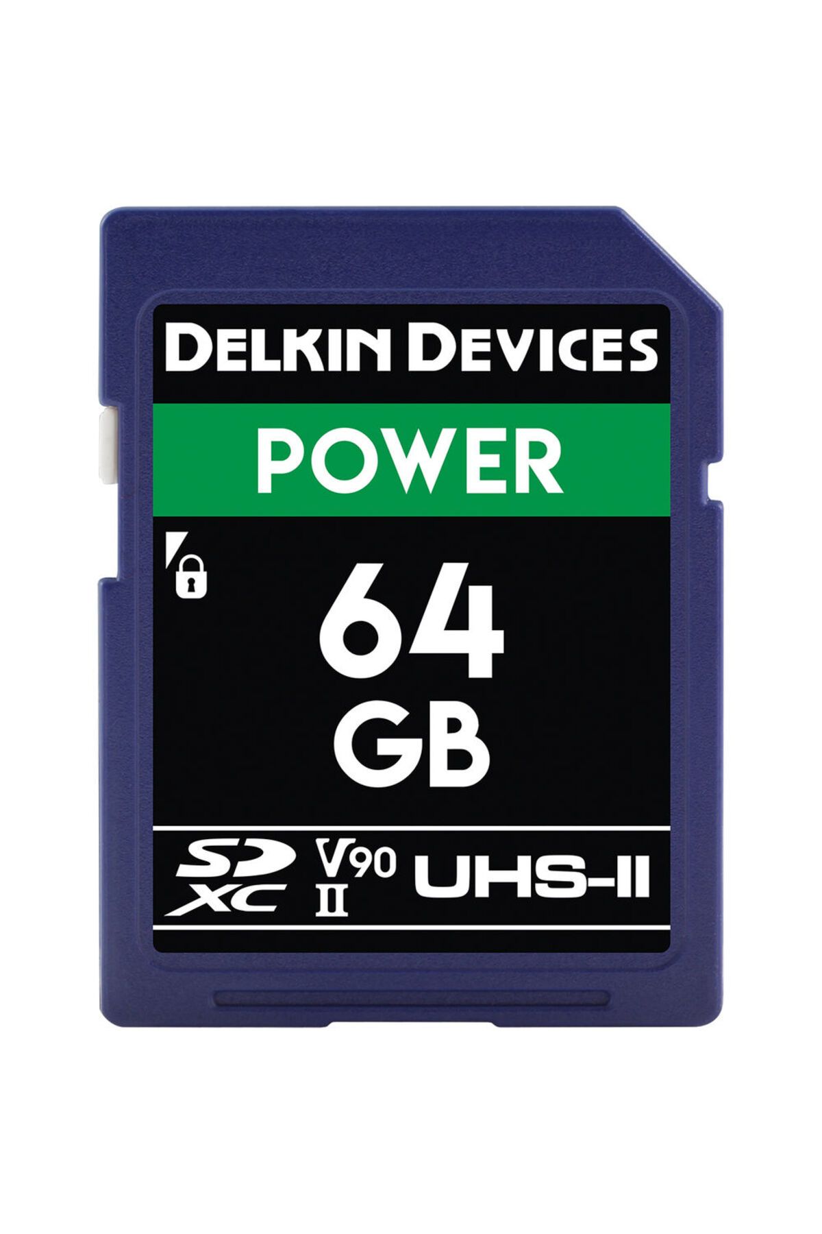 Delkin 64gb Power Sdxc Uhs-ıı 2000x 300mb/s V90 Hafıza Kartı