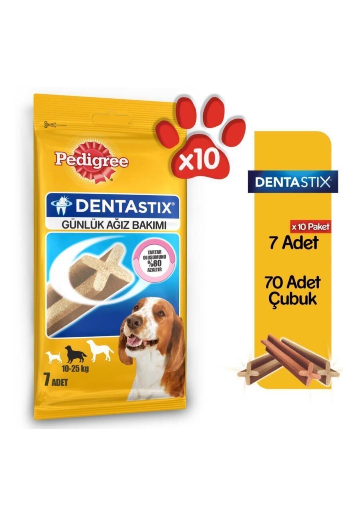 Pedigree Dentastix Medium Köpek Ödül Maması 10 X 180 gr