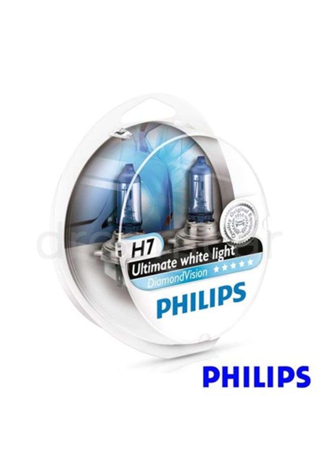 Philips H7 Diamond Vision Ultimate Parlak Beyaz Işık 5000k