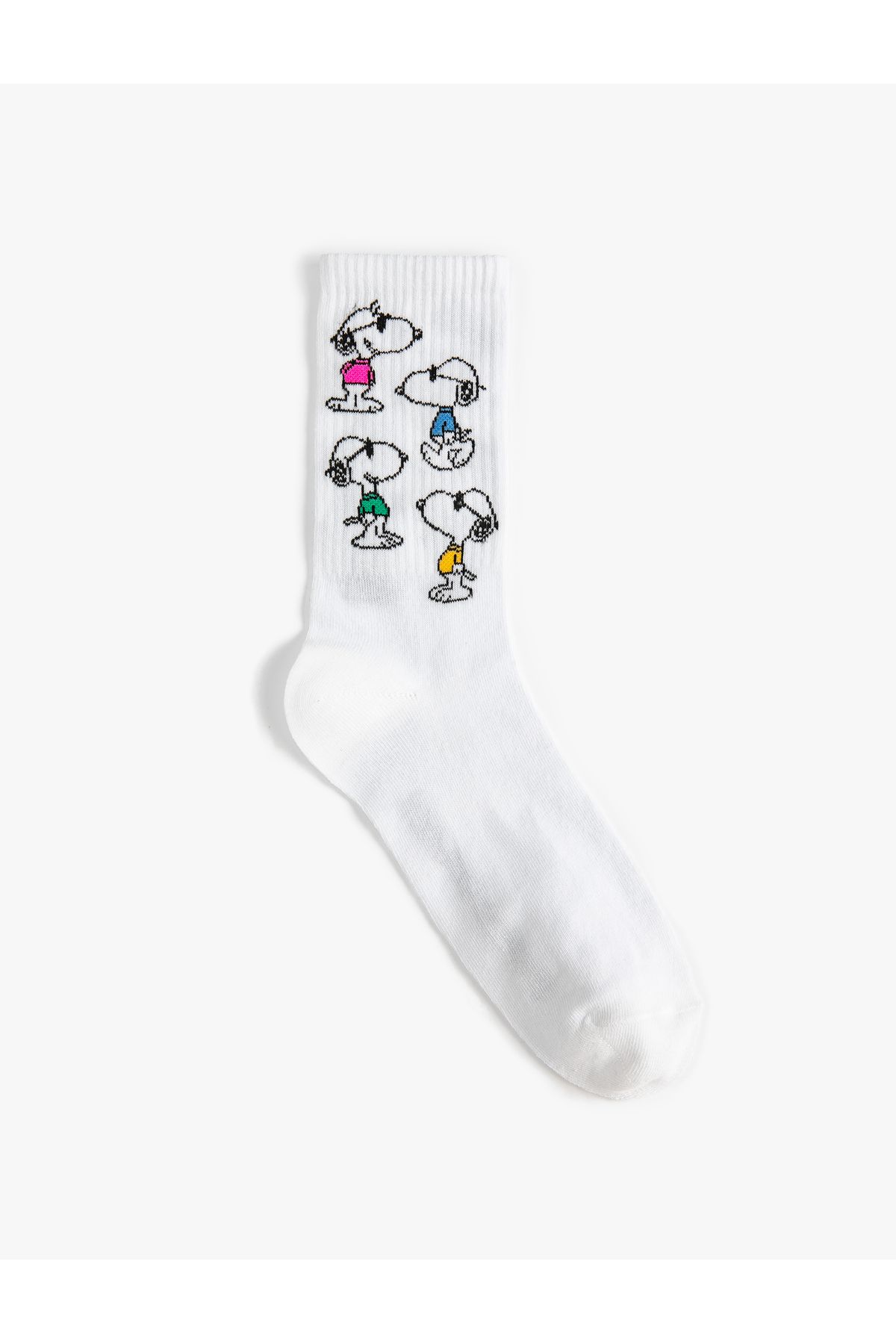 Koton Snoopy Soket Çorap Lisanslı Işlemeli