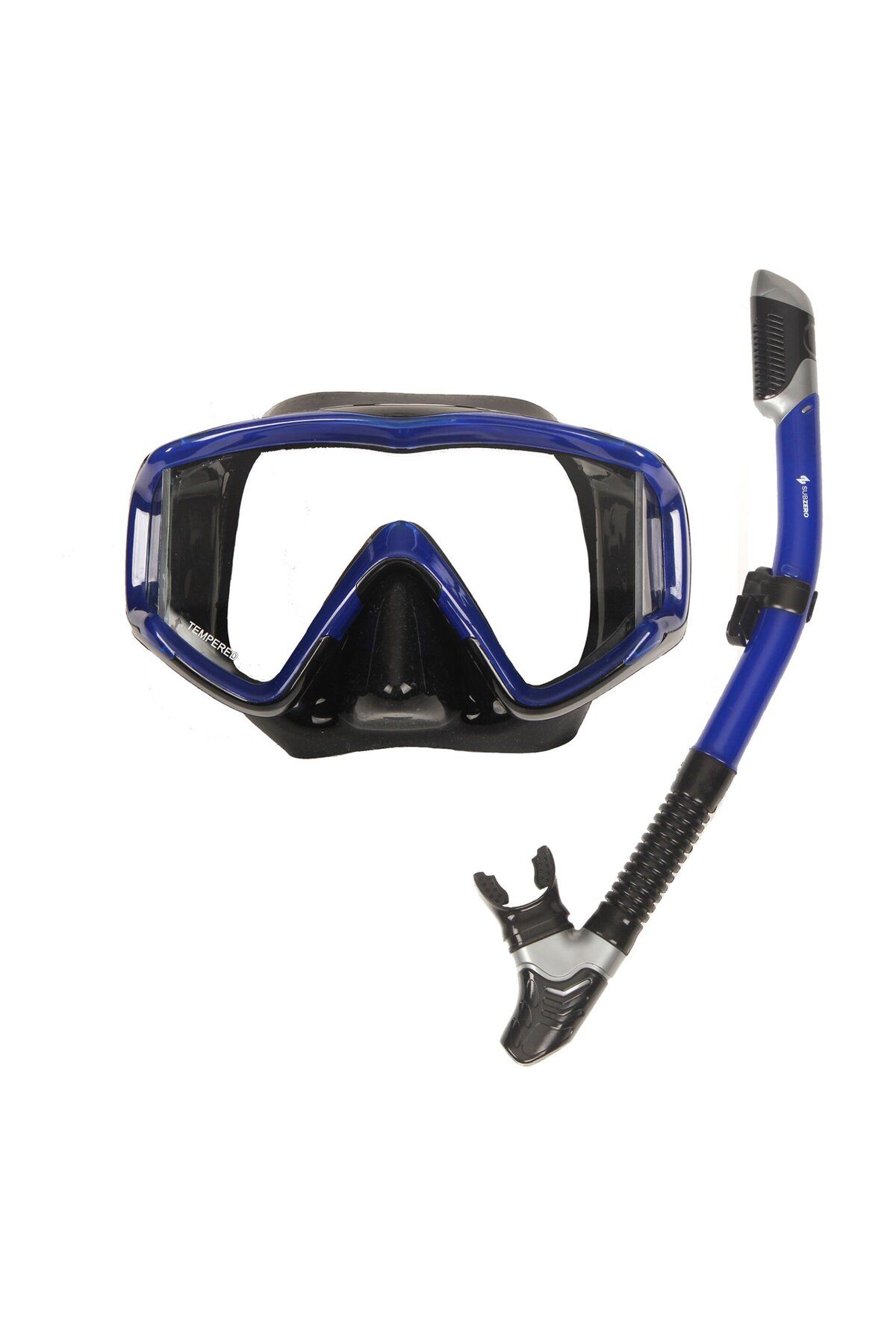 Subzero Code Maske Şnorkel Set - Mavi/siyah