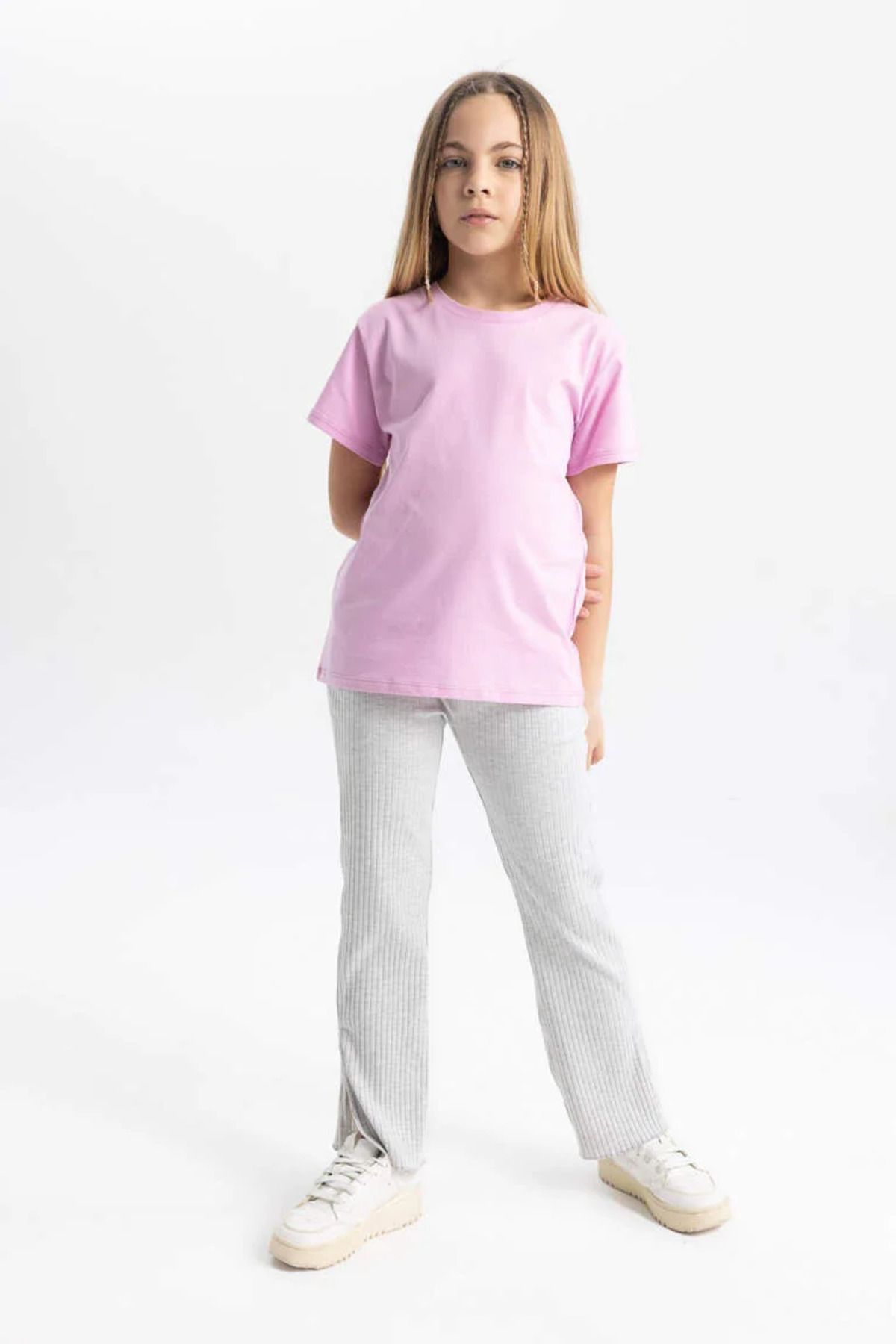 Defacto Kız Çocuk T-shirt Z7718a6/pn444 Pınk