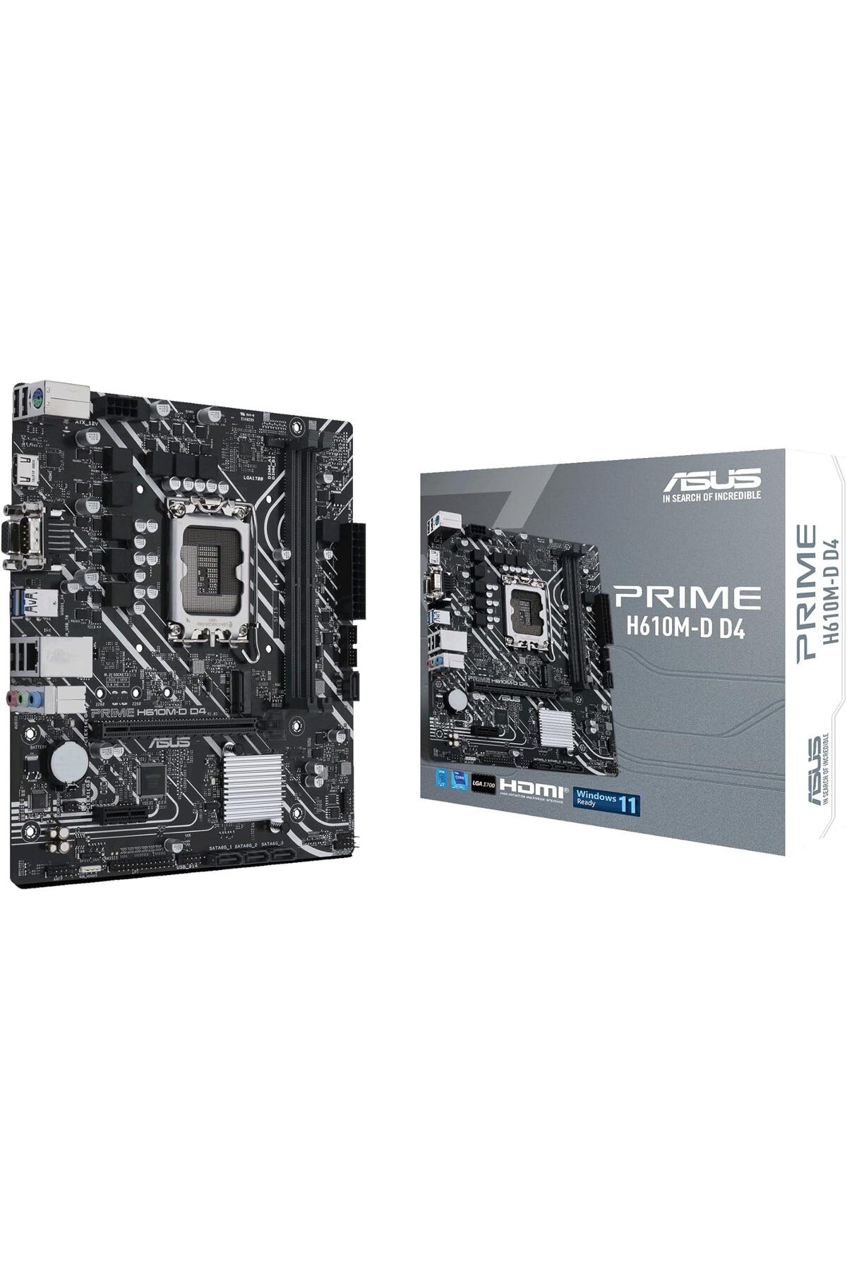 Genel Markalar Asus Prime H610m-d D4 Intel H610 Lga1700 Ddr4 3200 Mhz Matx Anakart
