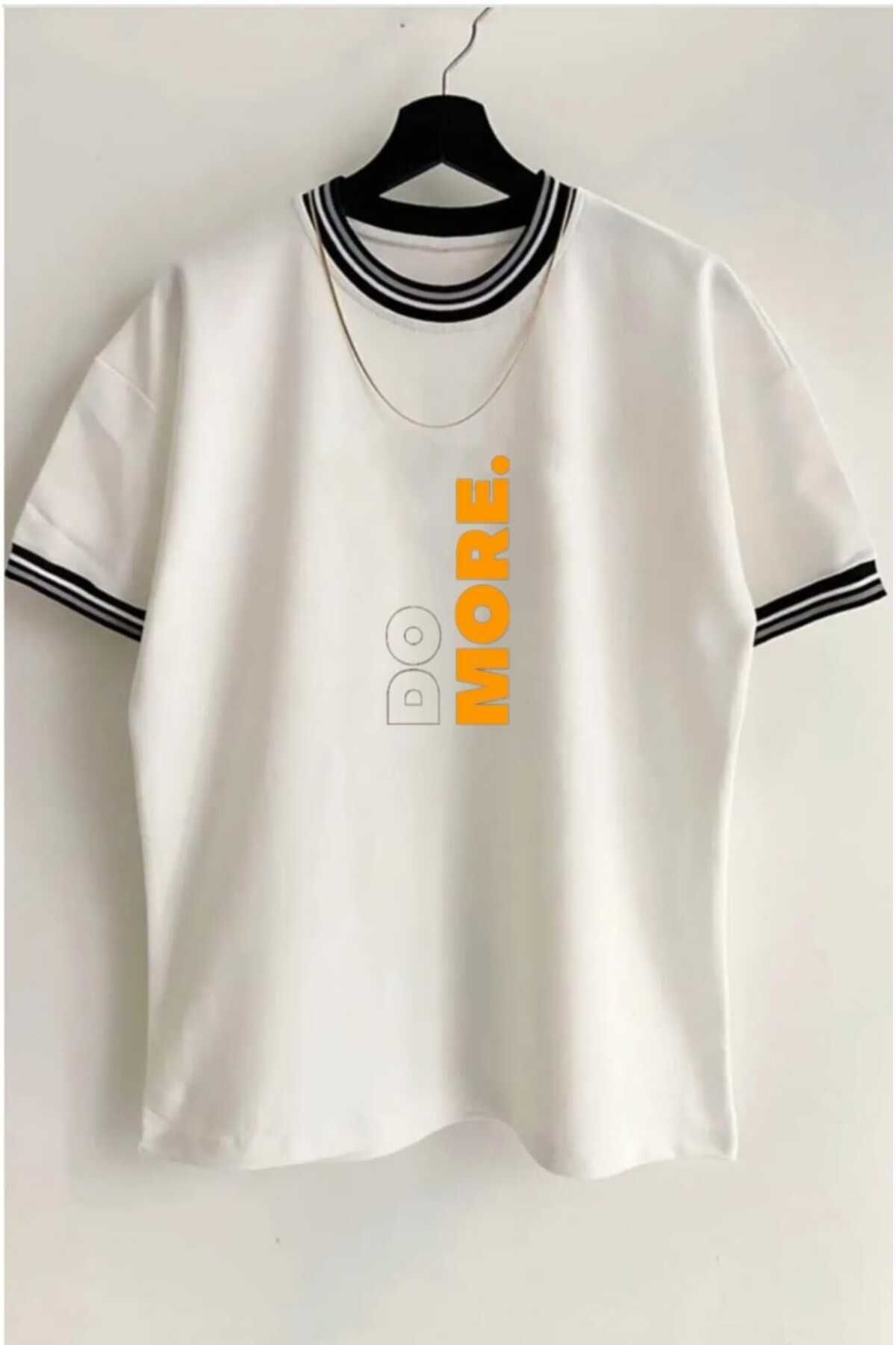 NİCE Oneoctobeer Unisex Yeni Sezon Oversize Kalıp Yaka Detaylı Yazlık T-shirt