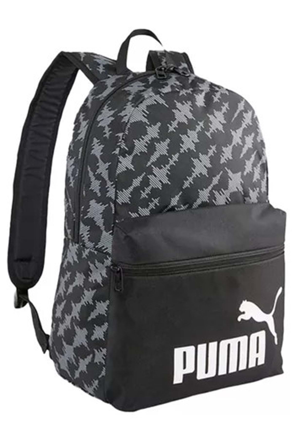 Puma Phase Aop Backpack 079948- Unisex Sırt Çantası Siyah