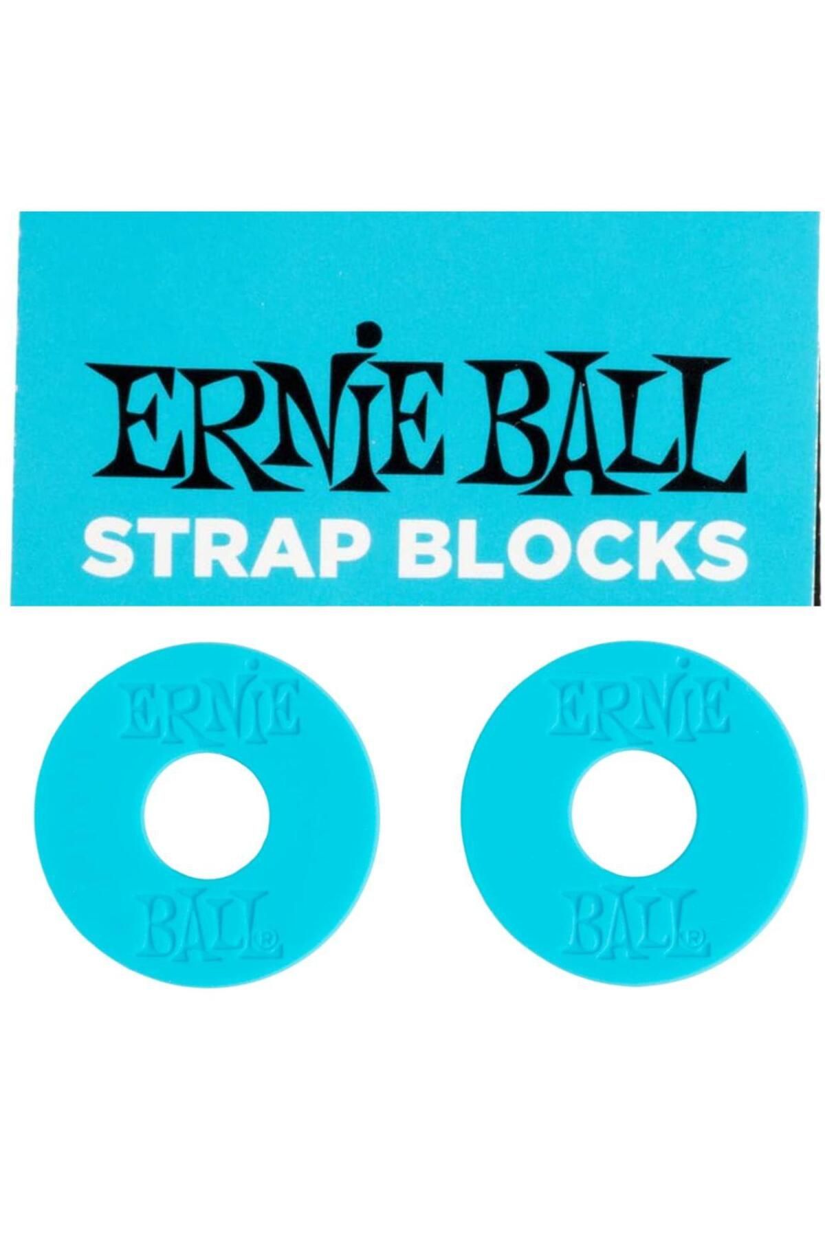 Ernie Ball P05619 2 Adet Strap Blocks Mavi