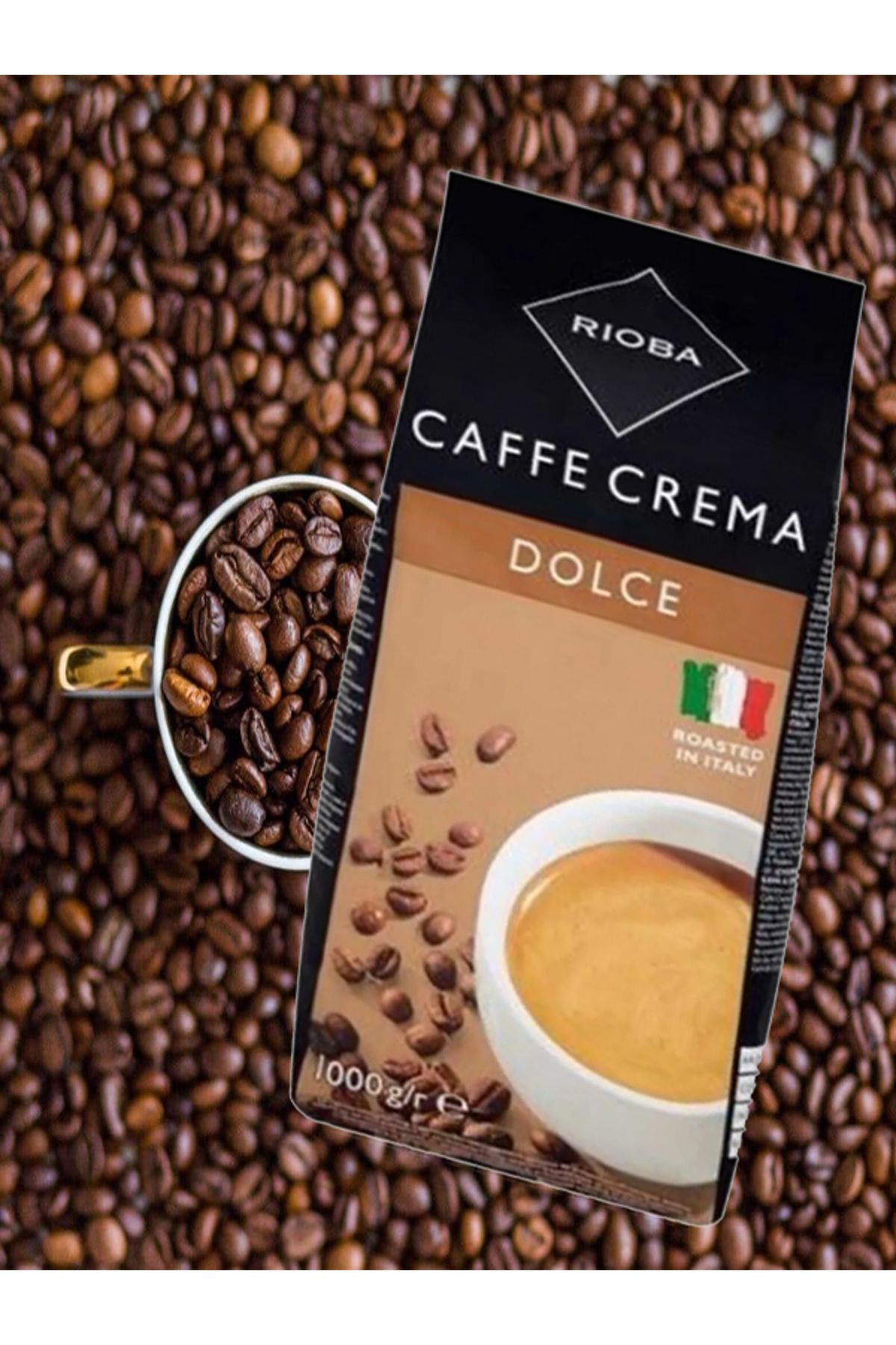 Rioba Caffe Crema Dolce Çekirdek Kahve 1 Kg
