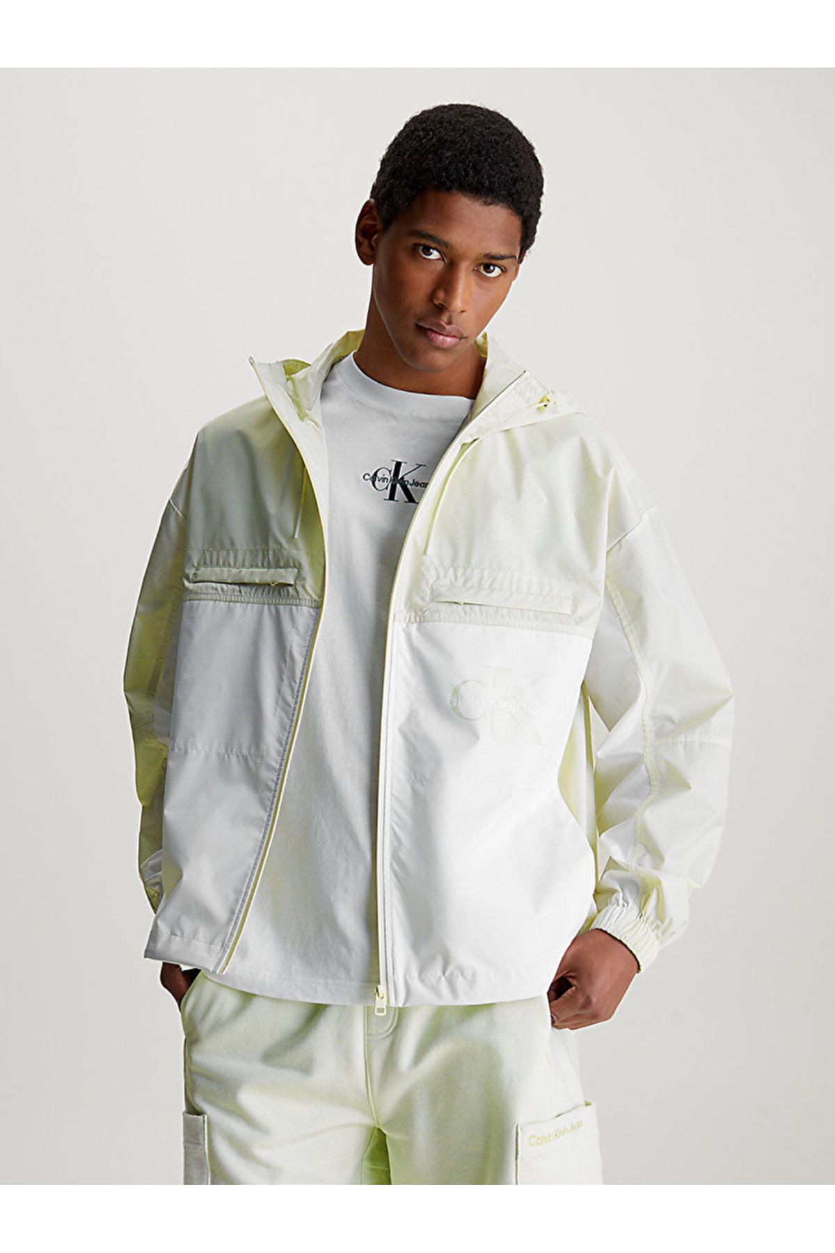 Calvin Klein Relaxed Hooded Ripstop Jacket