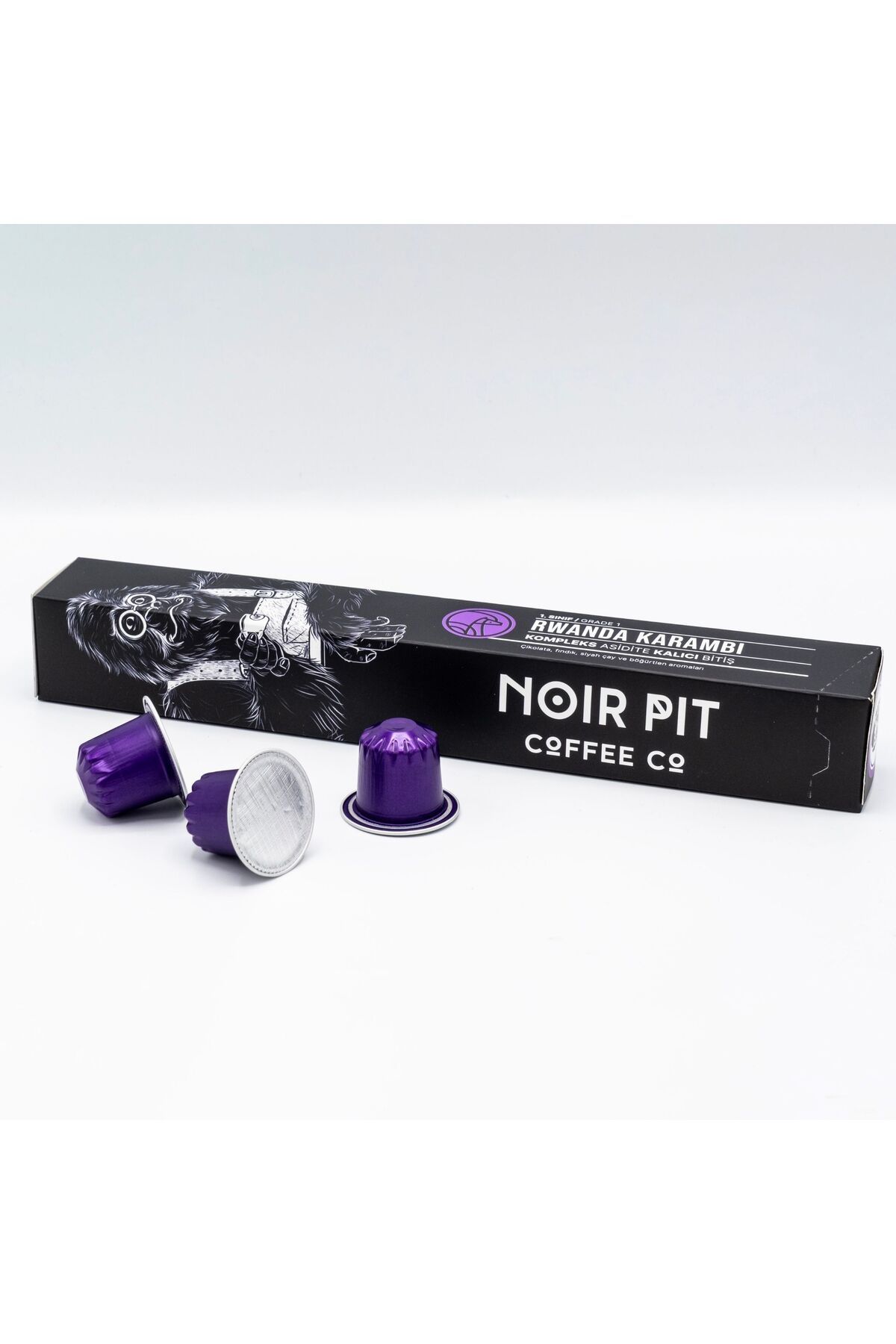 Noir Pit Coffee Co. Noir Pit Rwanda Grade-1 Kapsül Kahve 30 Adet
