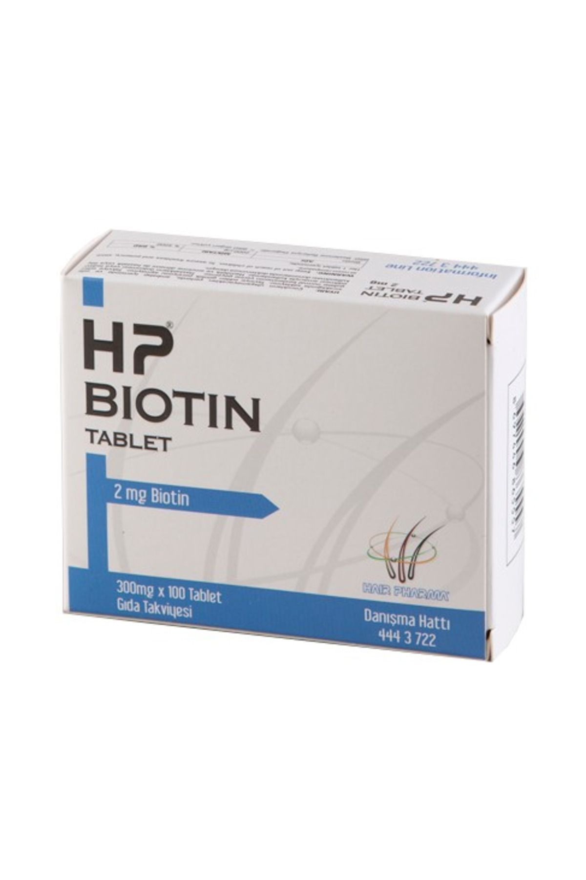 Hair Pharma Hp Biotin 2 Mg 100 Tablet