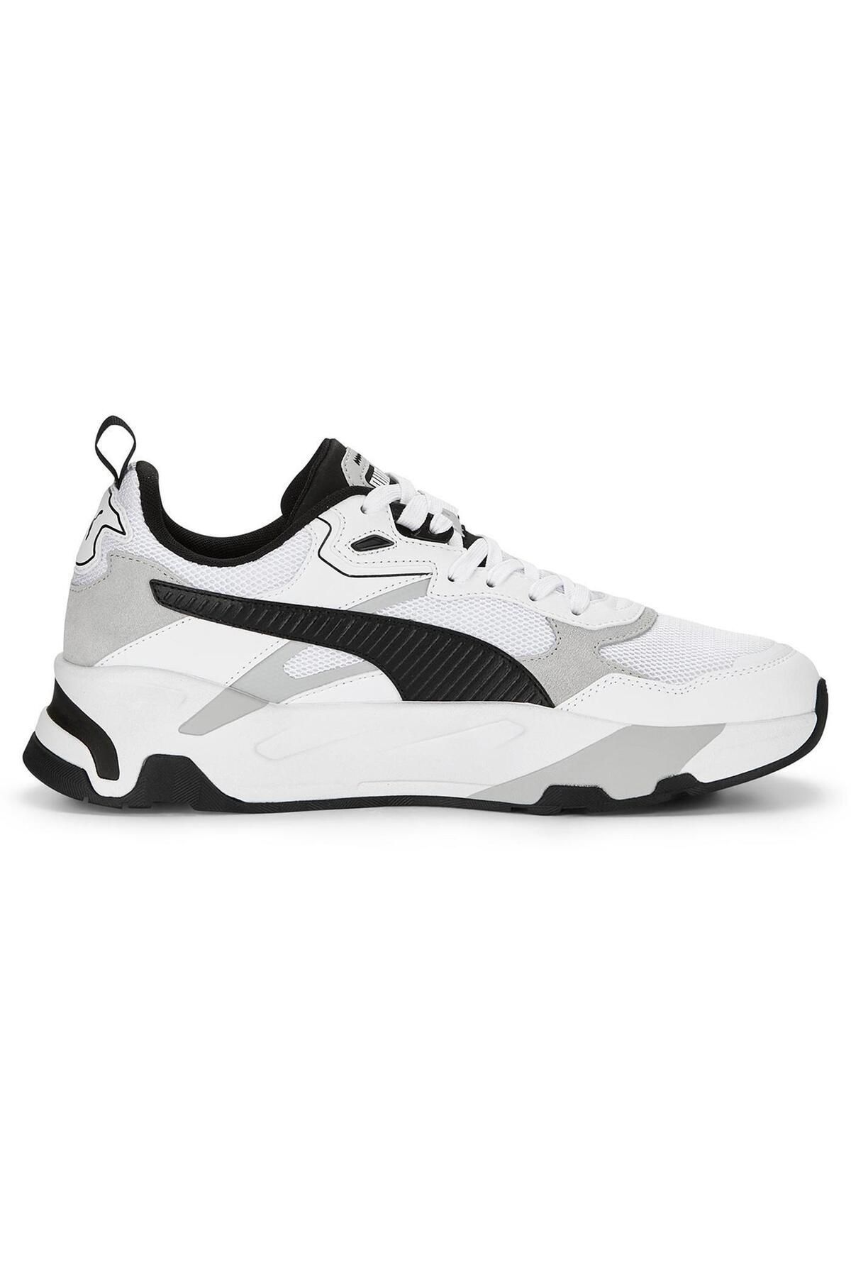 Puma Trinity-white-black-light Gray Unisex Spor Ayakkabısı 389289