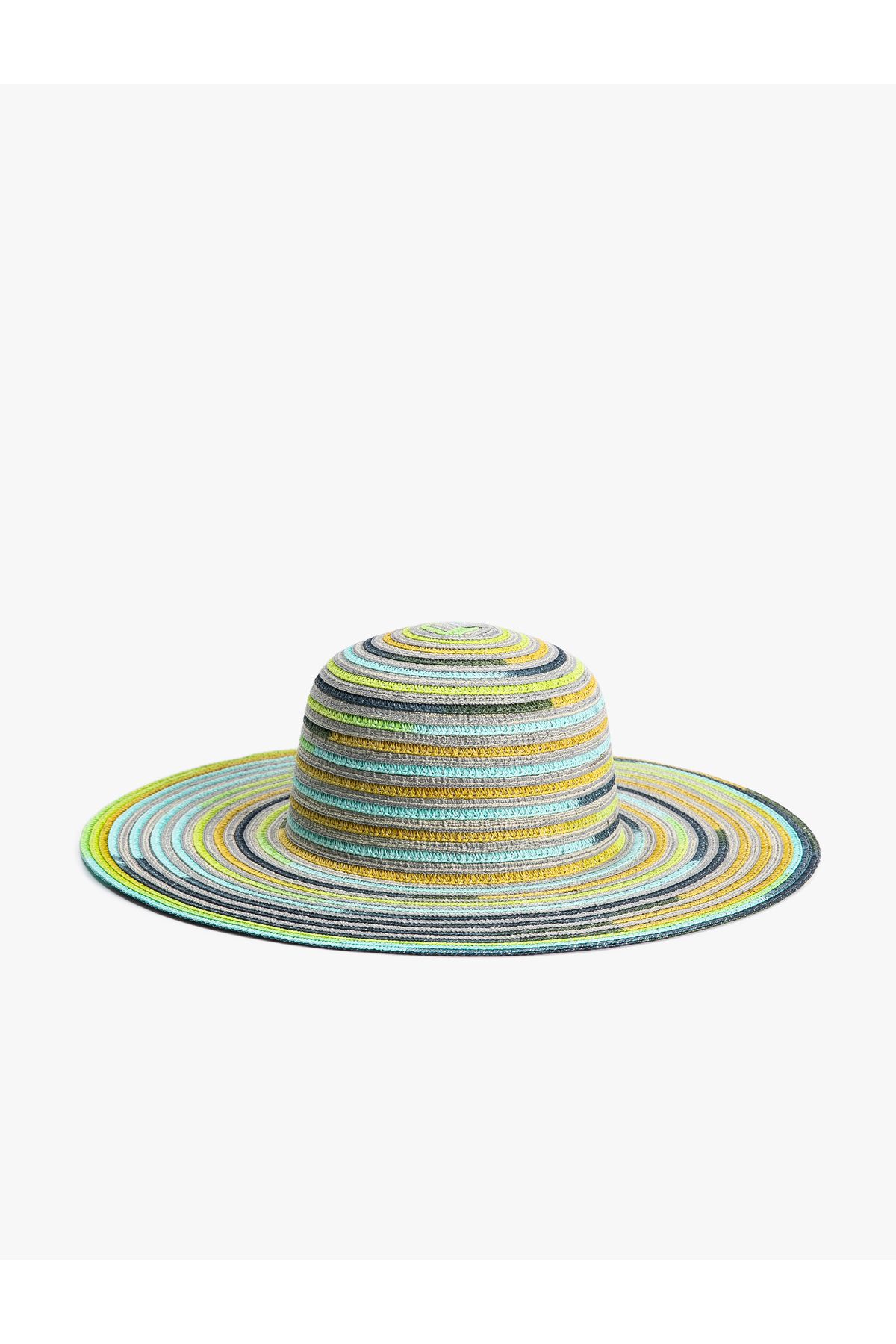 Koton Fötr Hasır Şapka Çok Renkli