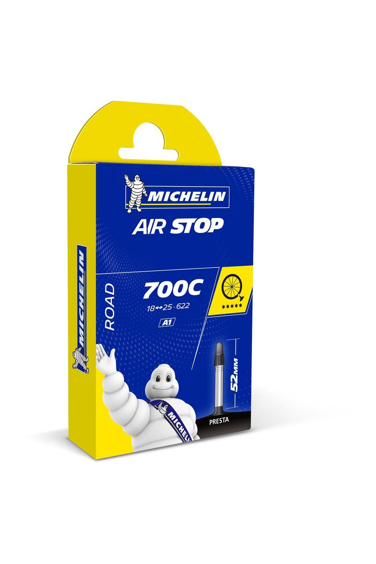 Michelin İç Lastik Airstop 700x18-25 Presta 52mm A1 93g