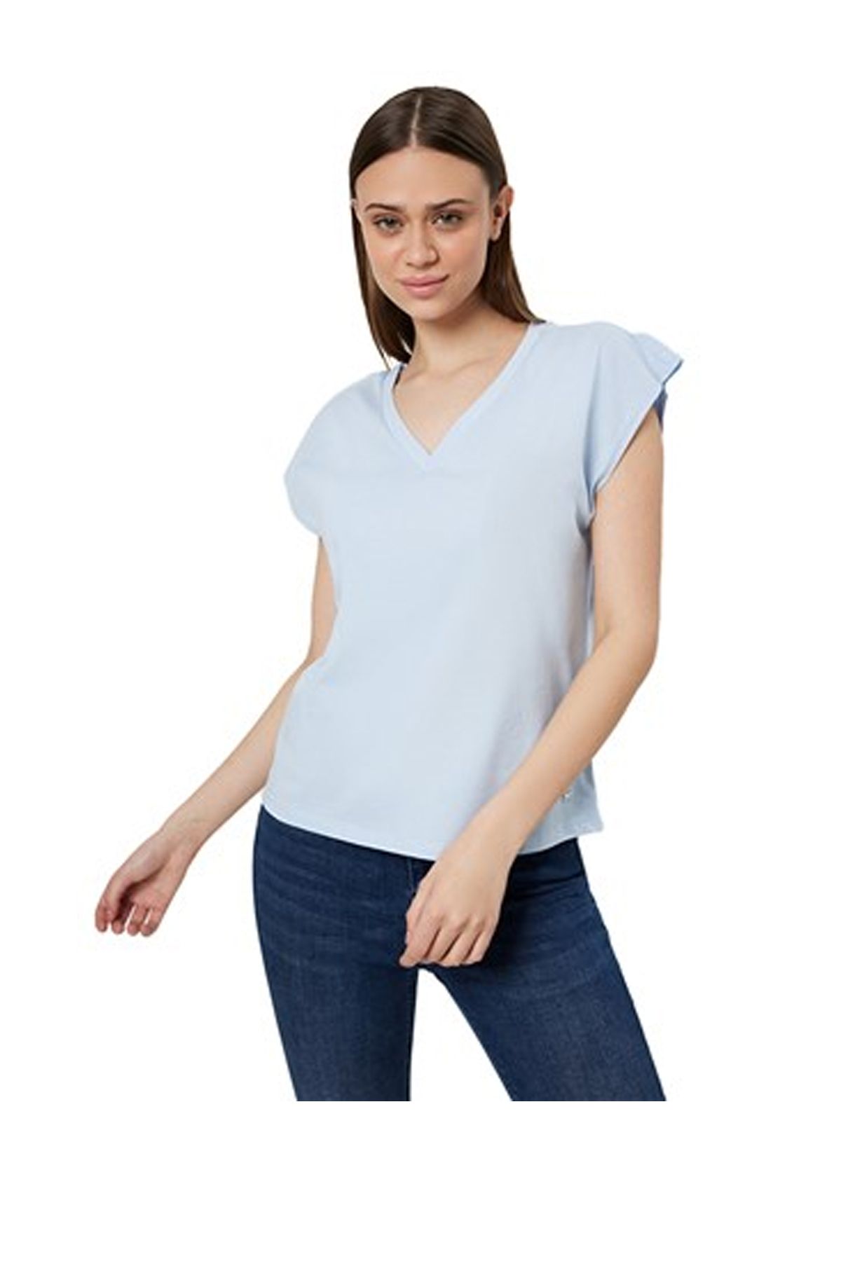 Loft Kadın T-shirt Lf2033150 Lıght Blue