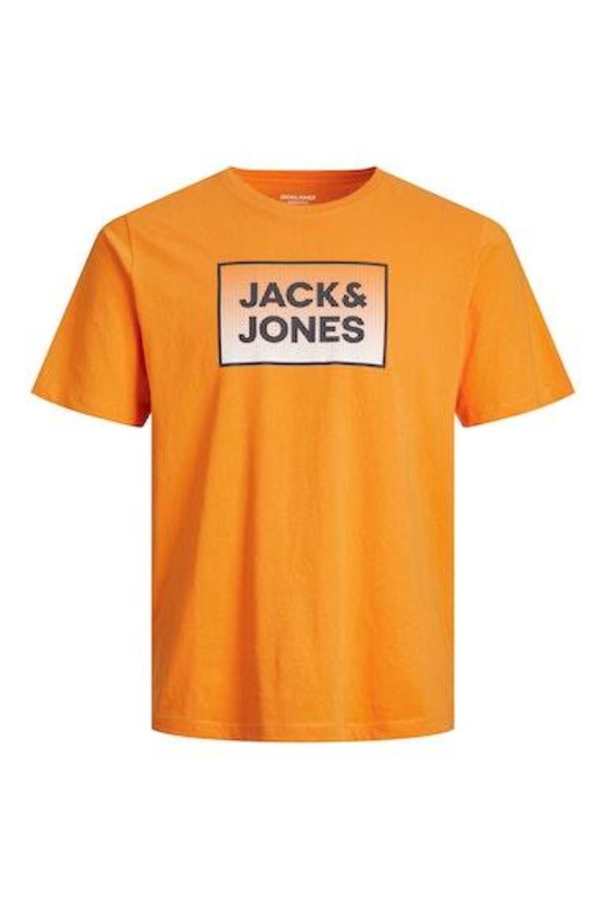 Jack & Jones Jjsteel Tee Ss Crew Neck Erkek T-shirt 12249331 Dark Cheddar