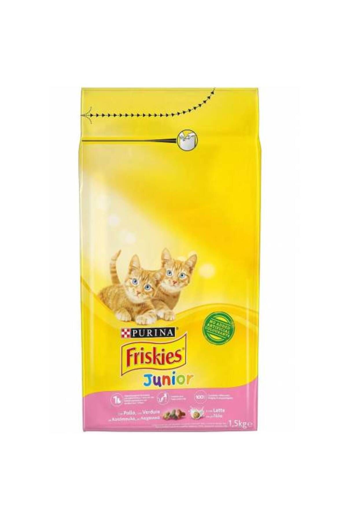 Friskies Purina Tavuklu Ve Sütlü Yavru Kedi Kuru Maması 1,5 Kg