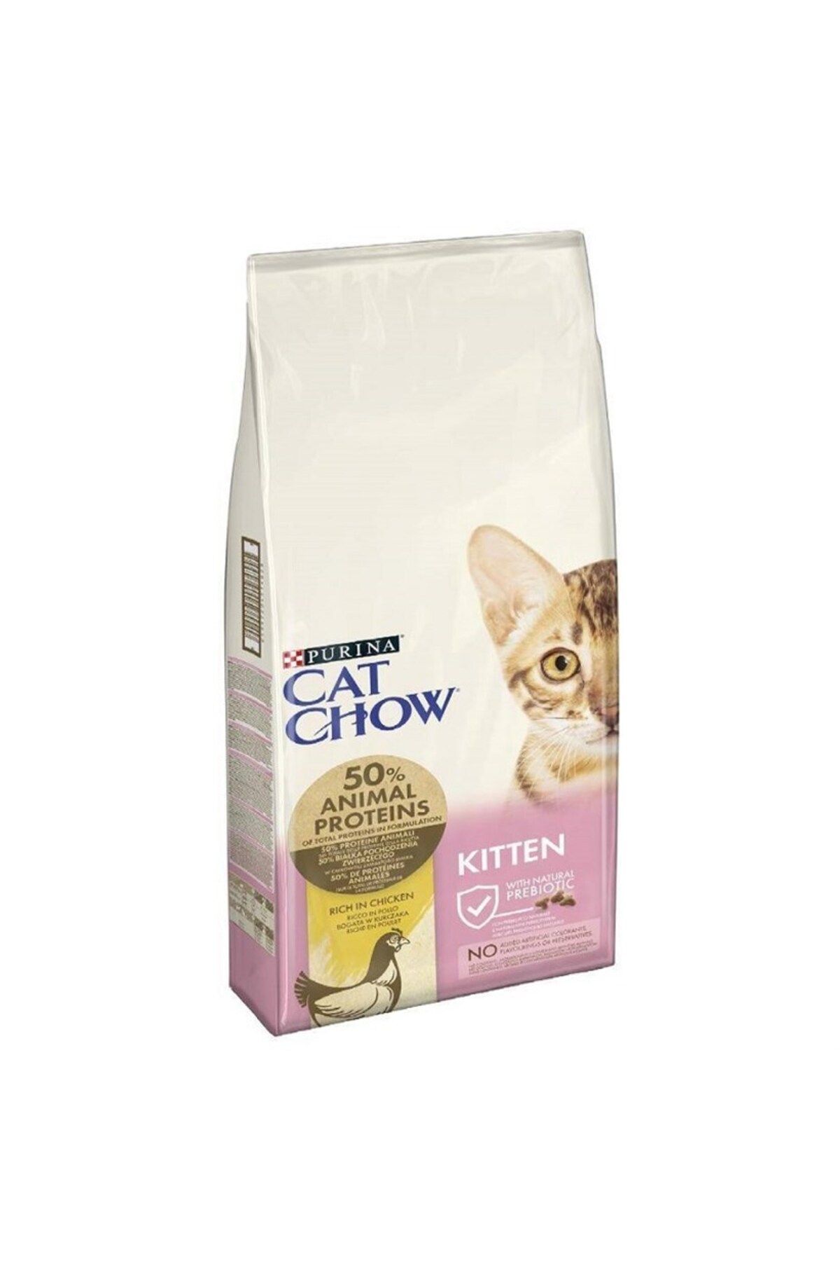 Cat Chow Tavuklu Yavru Kedi Kuru Maması 15 Kg (YENİ AMBALAJ)