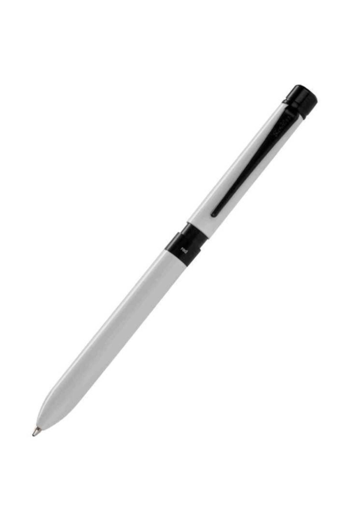 Scrikss İsminize Özel 83 Trıo Sport Beyaz Multifonksiyon Kalem