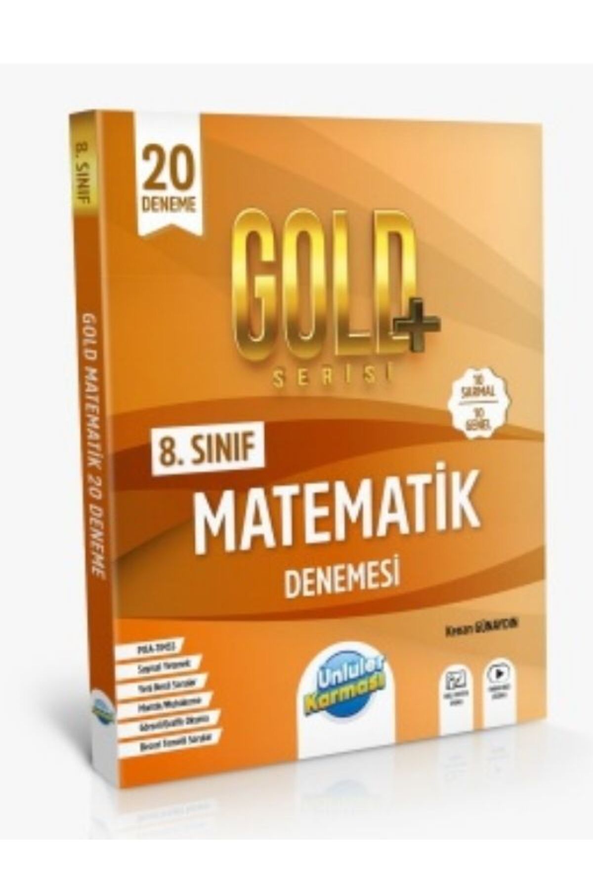 Ünlüler Karması ÜNLÜLER YAYINLARI 8.Sınıf Gold Matematik Deneme (YENİ ) KAPAK