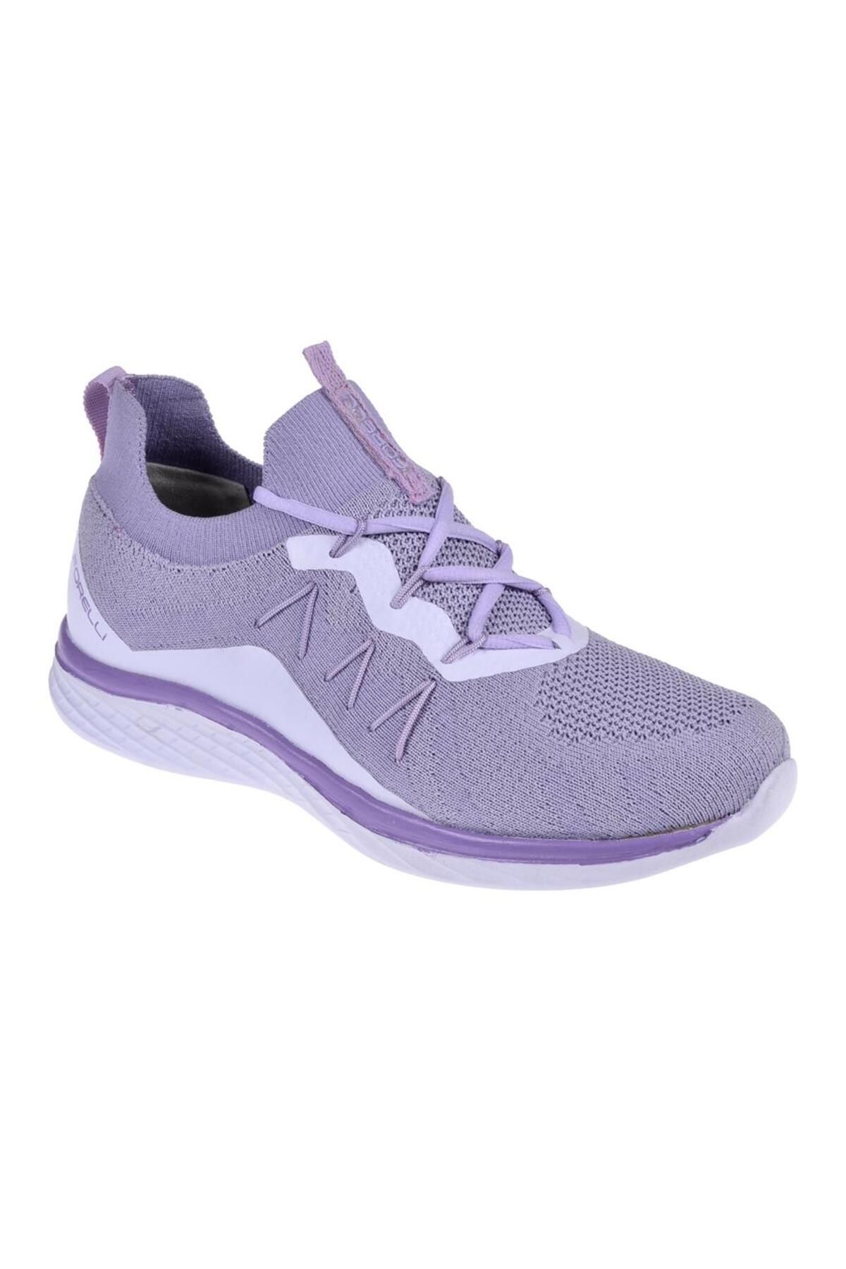 Forelli Comfort Triko Kadın Spor Ayakkabı Sneaker For-nil-g Lila