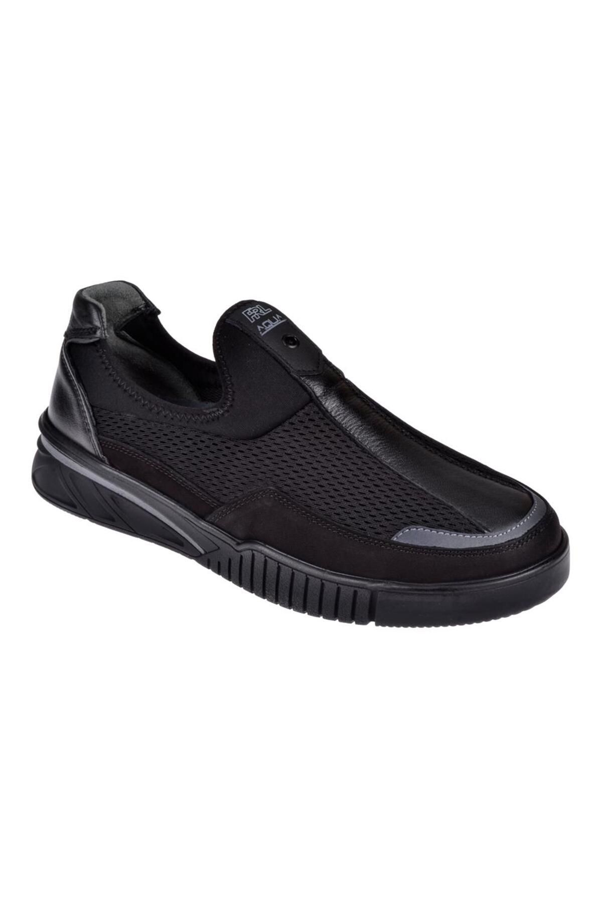 Forelli Comfort Erkek Spor Ayakkabı Sneaker For-aqua Siyah