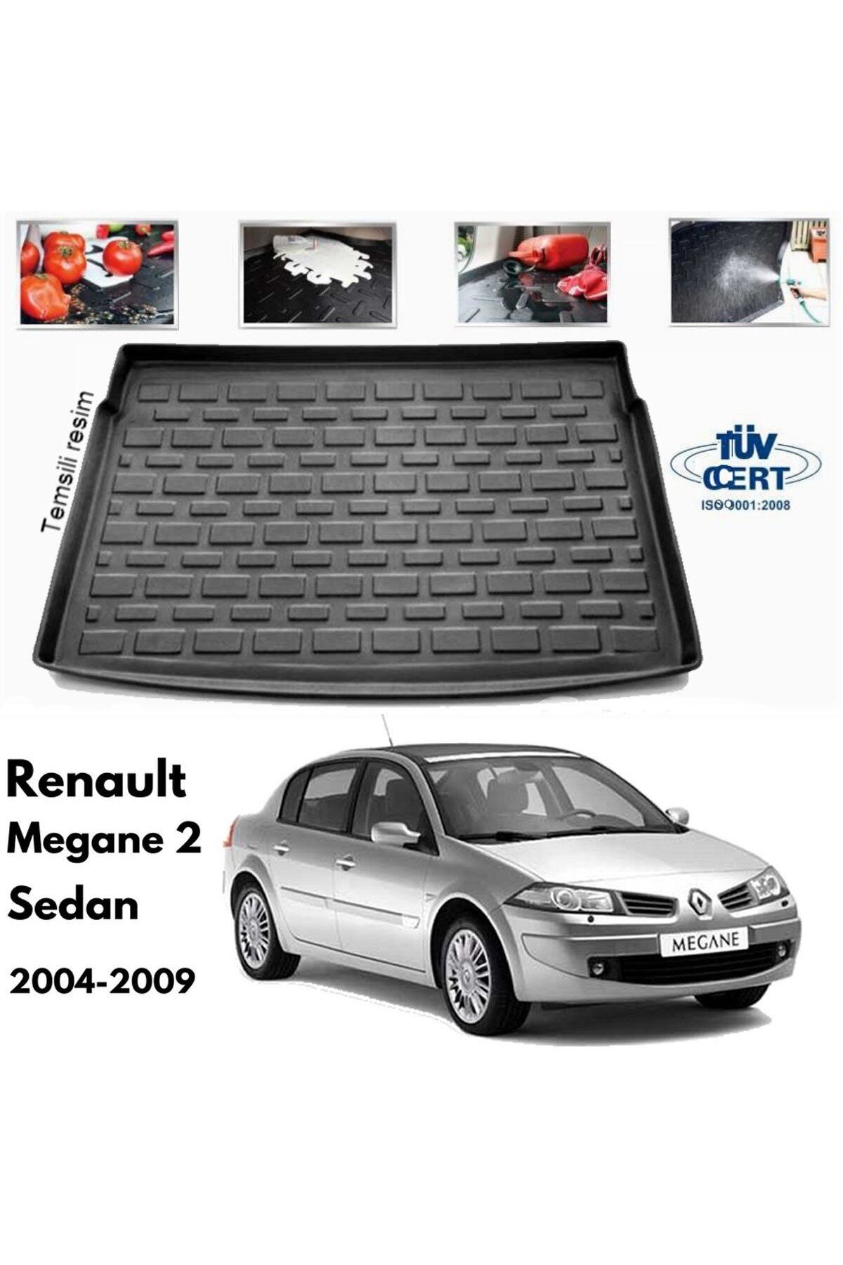 Genel Markalar Renault Megane 2 Sedan Bagaj Havuzu Paspası 2003-2009