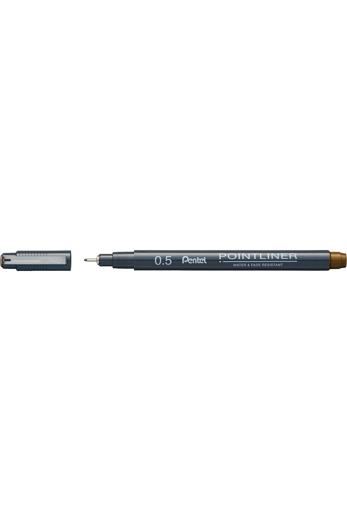 Pentel Pointliner Fiber Uçlu Teknik Çizim Kalemi 0.5mm Sepia