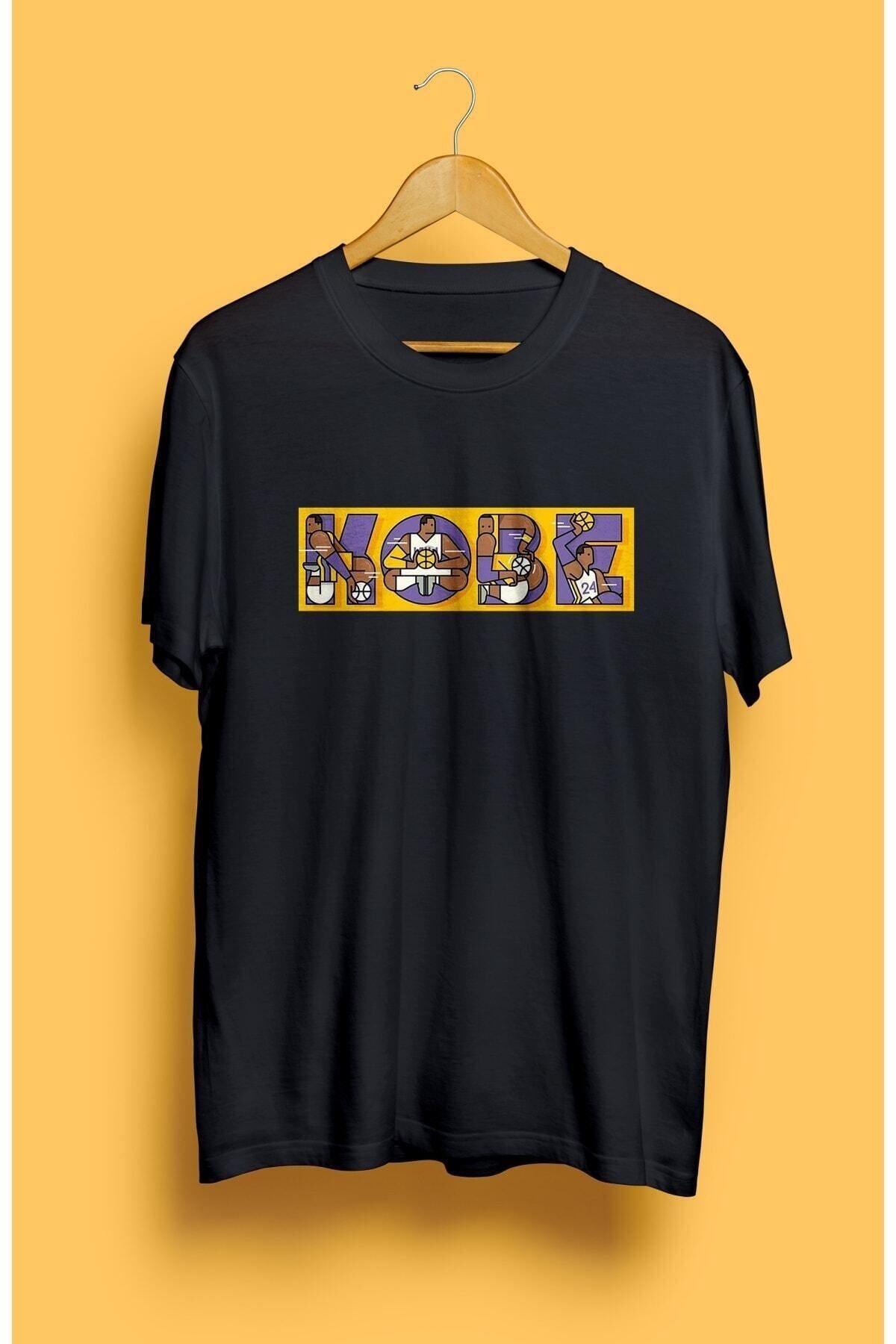 ZAYGA TEXTİLE Basketbol Kobe Bryant Baskılı Unısex Tişört