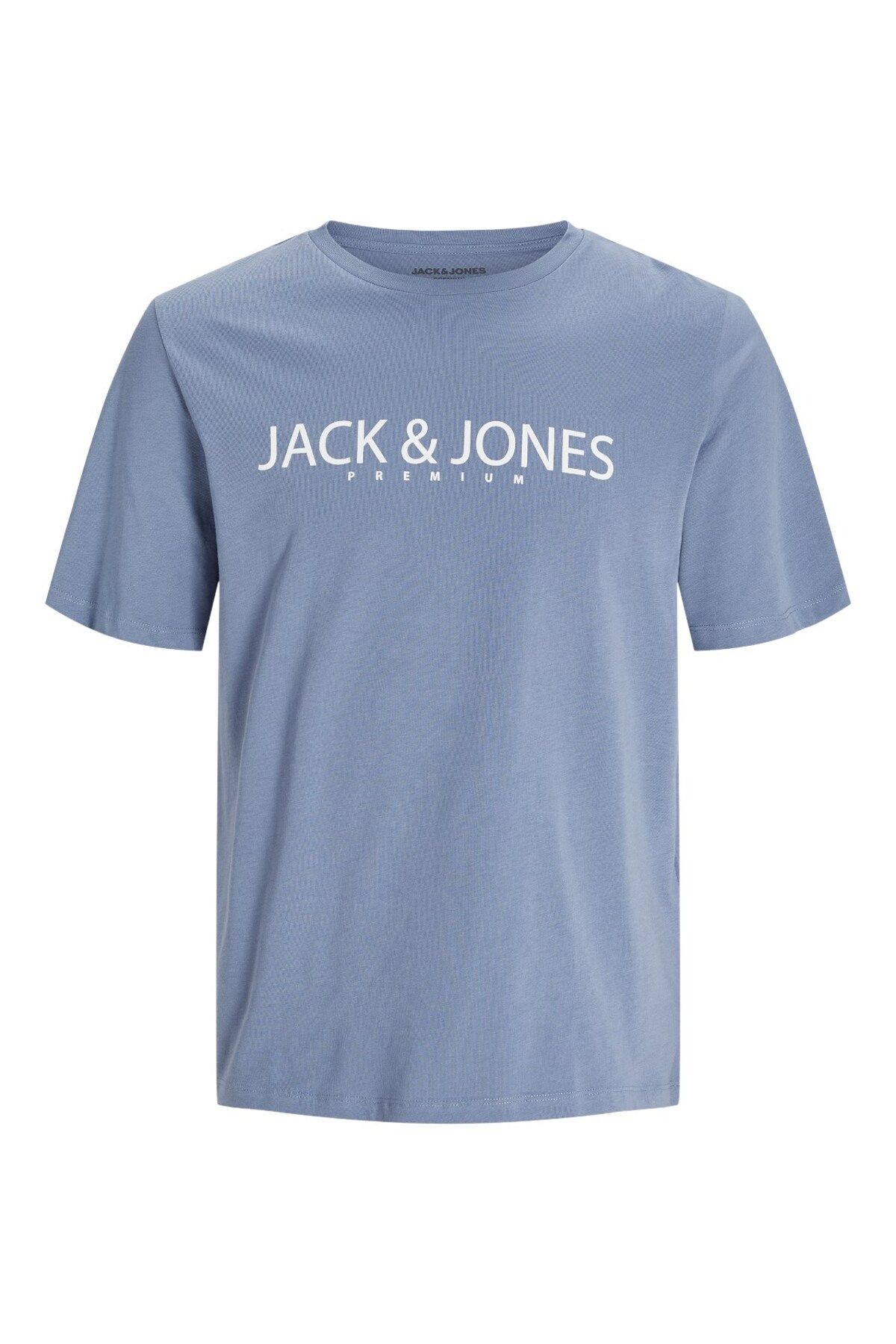 Jack & Jones Jprblajack Ss Tee Crew Neck Fst Ln Erkek T-shirt 12256971 Troposphere
