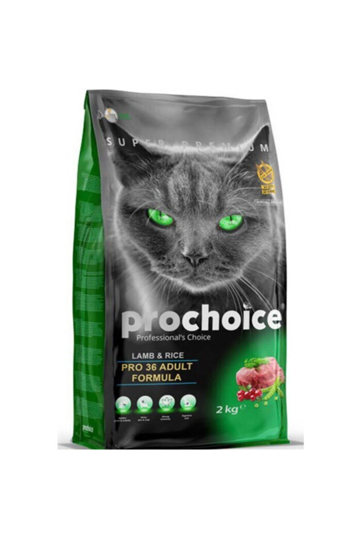 Pro Choice Pro 36 Kuzulu Yetişkin Kedi Kuru Maması 2 Kg