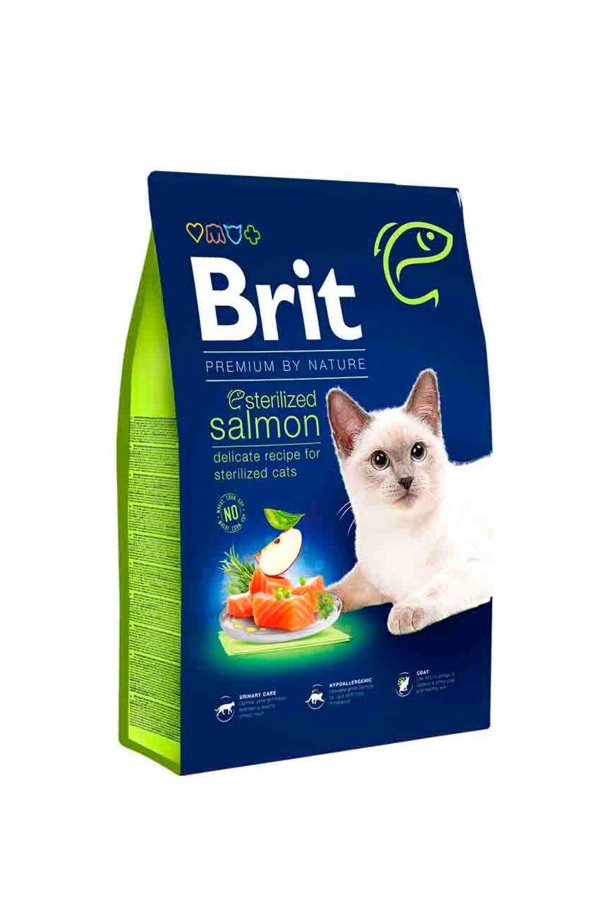 Brit Care Premium By Nature Somonlu Kısırlaştırılmış Yetişkin Kedi Kuru Maması 8 Kg Skt:30/11/2024