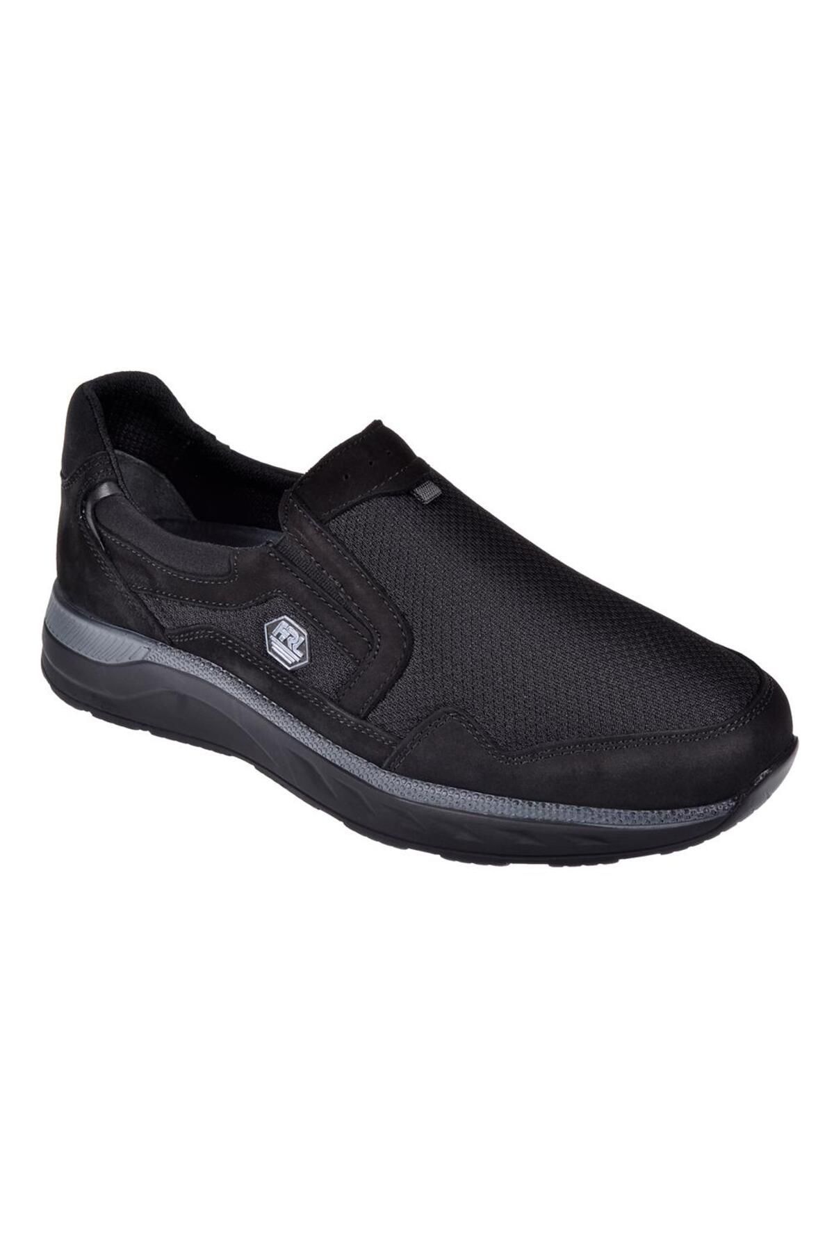 Forelli Comfort Üzeri File Erkek Spor Ayakkabı For-46005 Siyah
