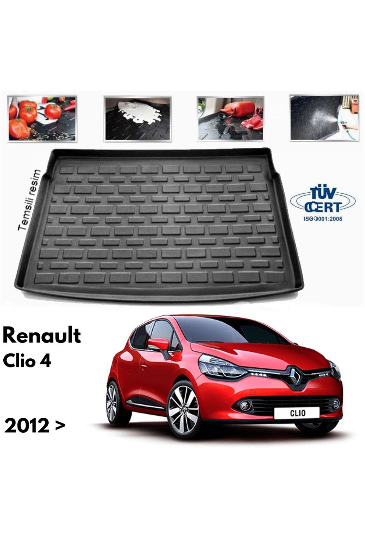 Genel Markalar Renault Clio 4 Bagaj Havuzu Paspası 2012 Sonrası
