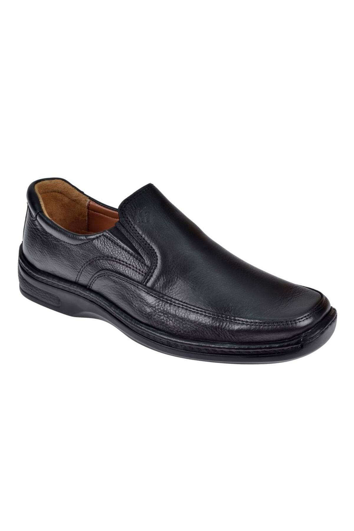Friendly Hakiki Deri Comfort Erkek Ayakkabı Frd-2046 Siyah