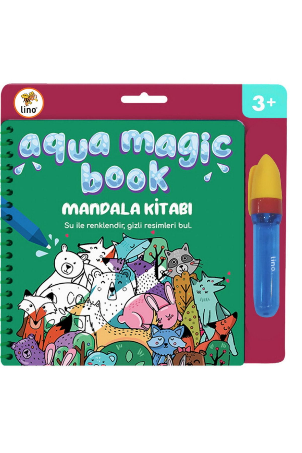 Lino Aqua Magic Book Mandala (SİHİRLİ BOYAMA KİTABI)