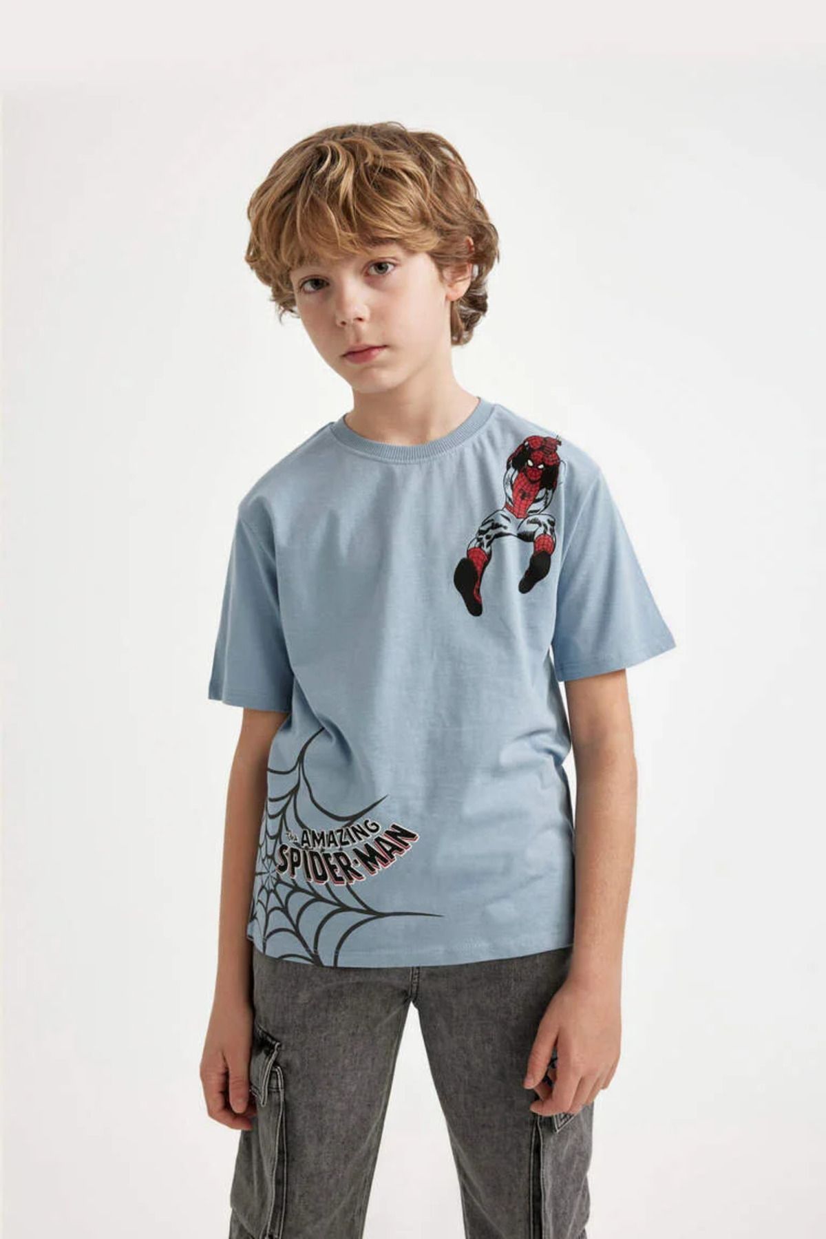 Defacto Erkek Çocuk T-shirt B7225a8/be493 Blue