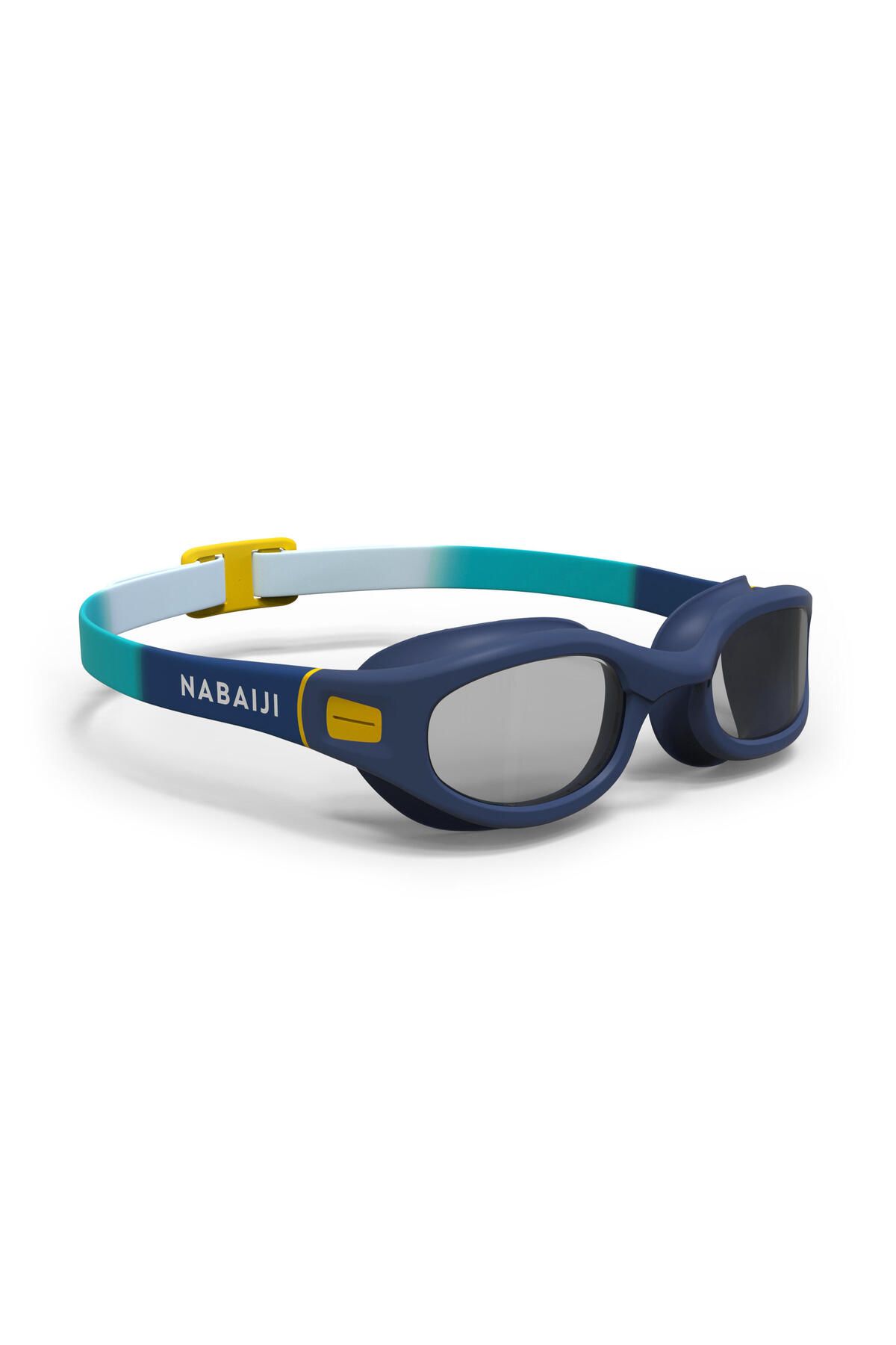 Decathlon Yüzücü Gözlüğü - S Boy - Mavi / Gri / Sarı - 100 Soft