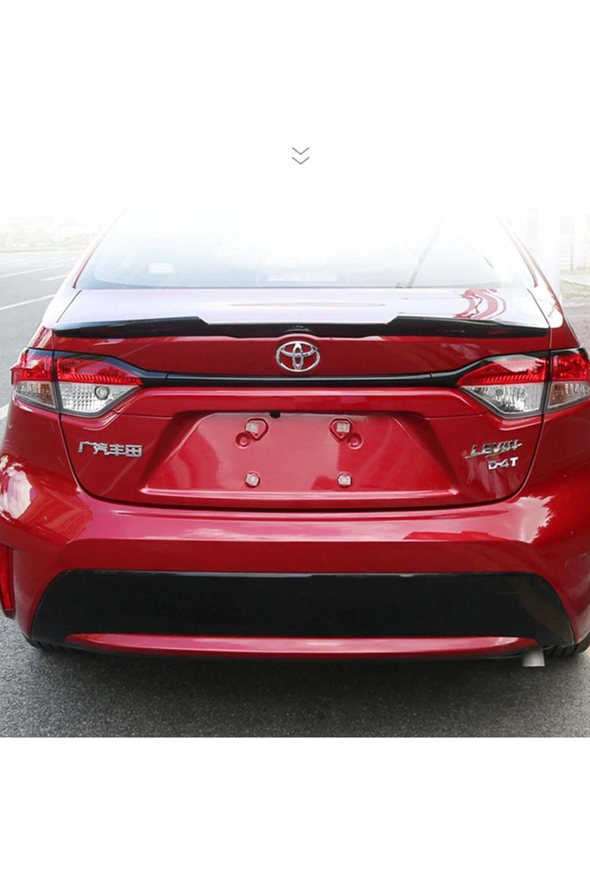 Universal Toyota Corolla Spoiler Bagaj Üstü Yarasa Model Abs Plastik 2019-2020
