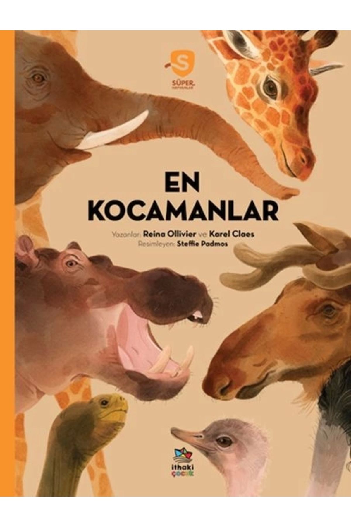 İthaki Yayınları En Kocamanlar Süper Hayvanlar Serisi